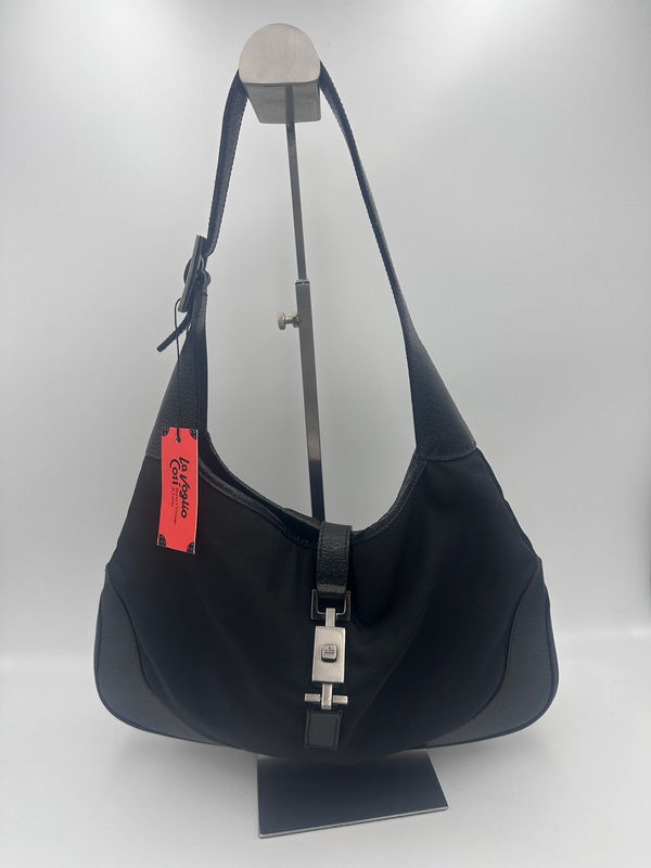 GUCCI - JACKIE Leather and Canvas