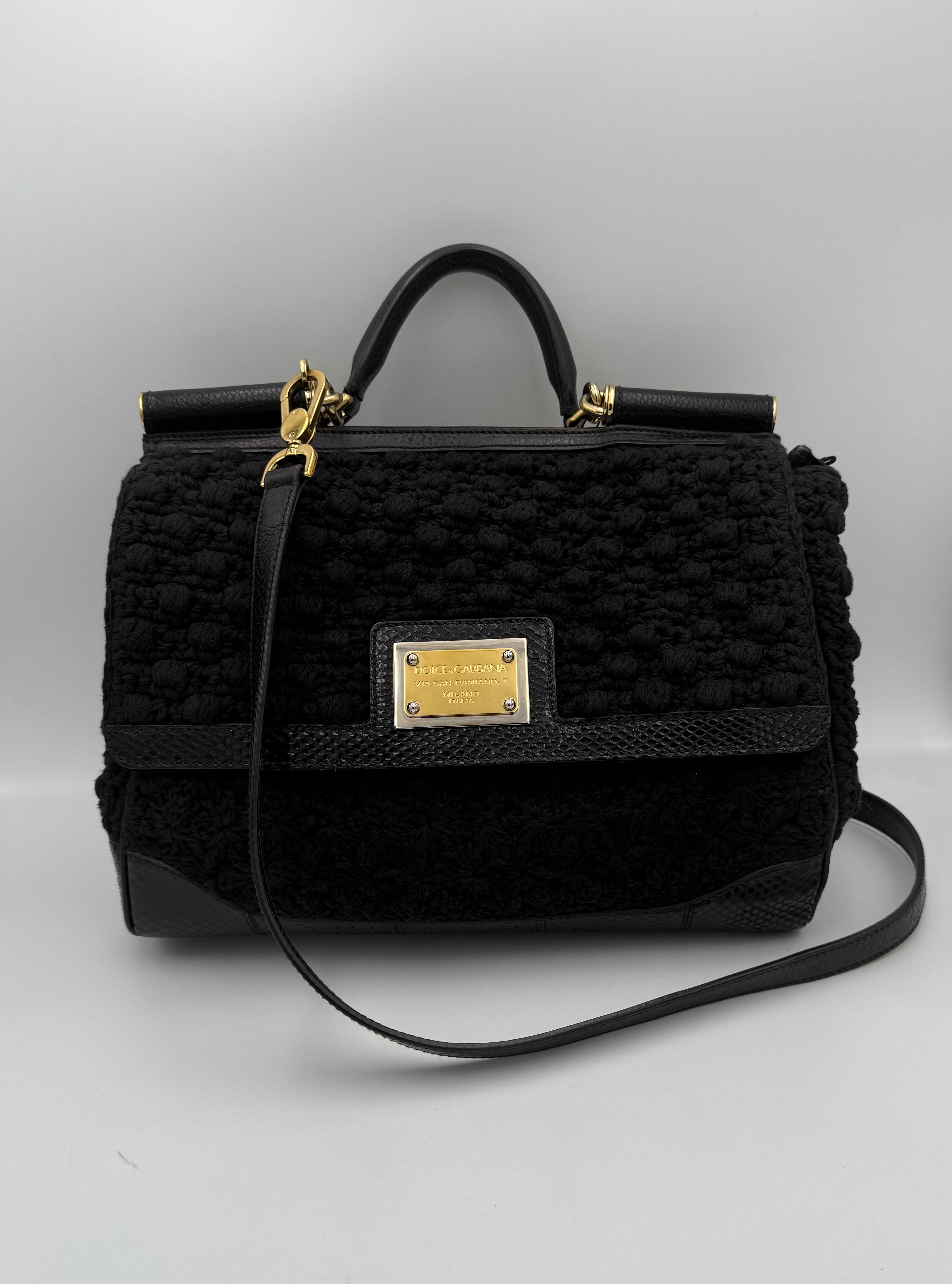 DOLCE & GABBANA - Sicily Pitone e Macramè