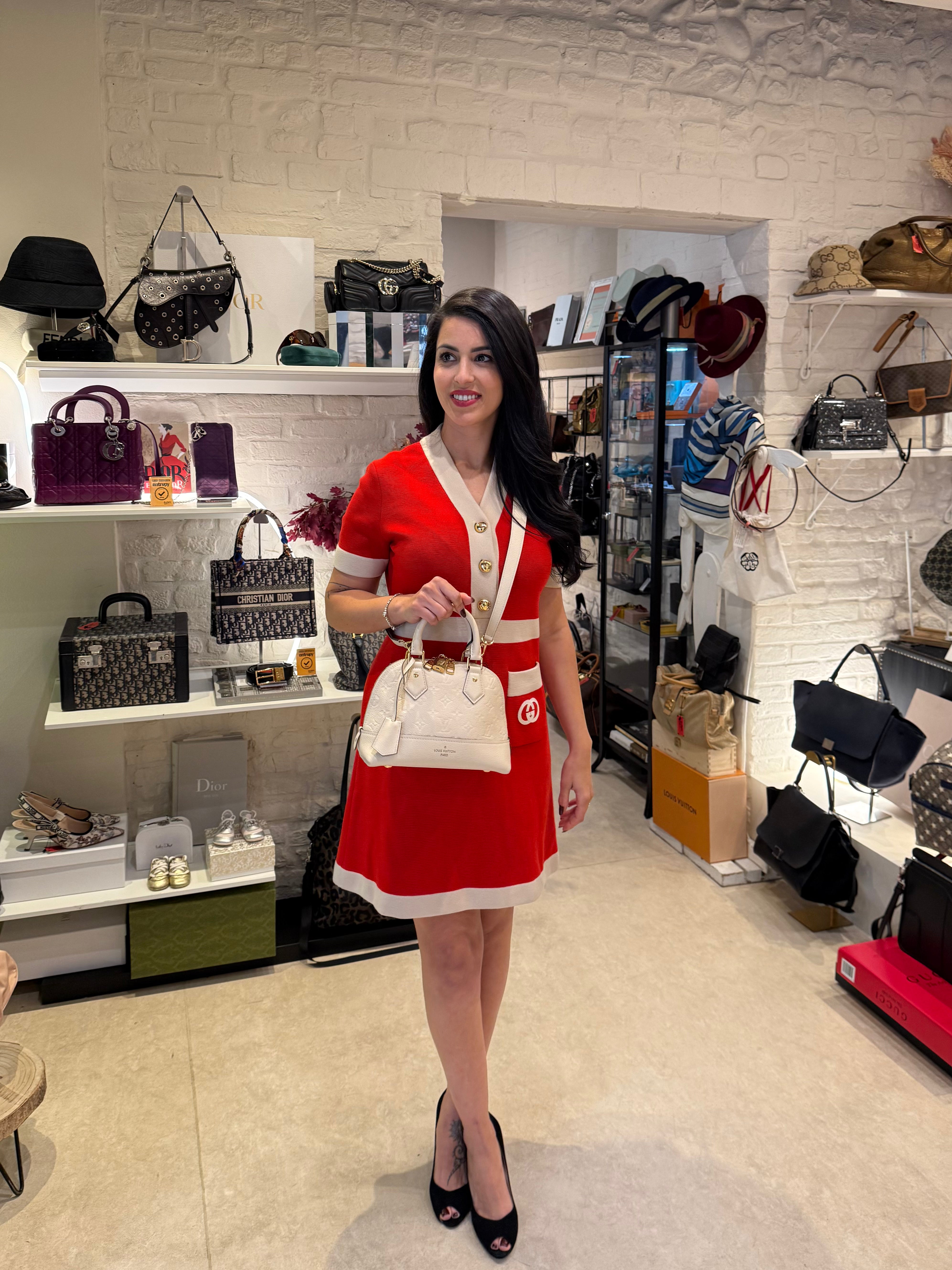 LOUIS VUITTON - Neo Alma in pelle Empreinte Crema