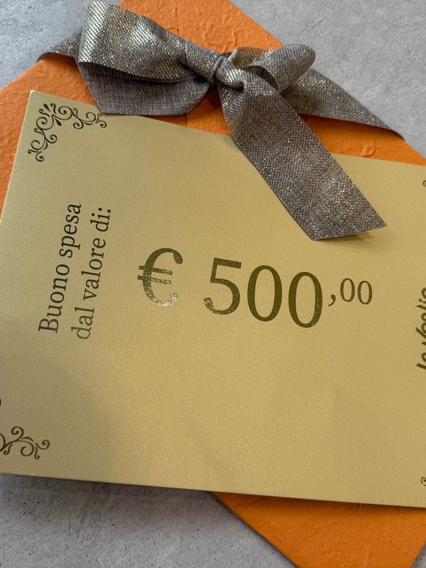 GOLDEN TICKET (Gift Card - Buono Spesa) da 500€
