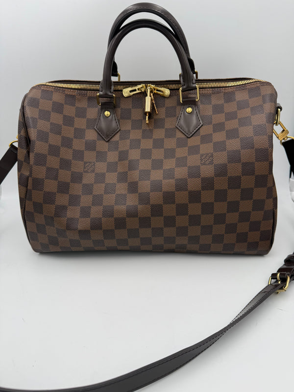 LOUIS VUITTON - Speedy 35 Damier Ebene Bandouliere