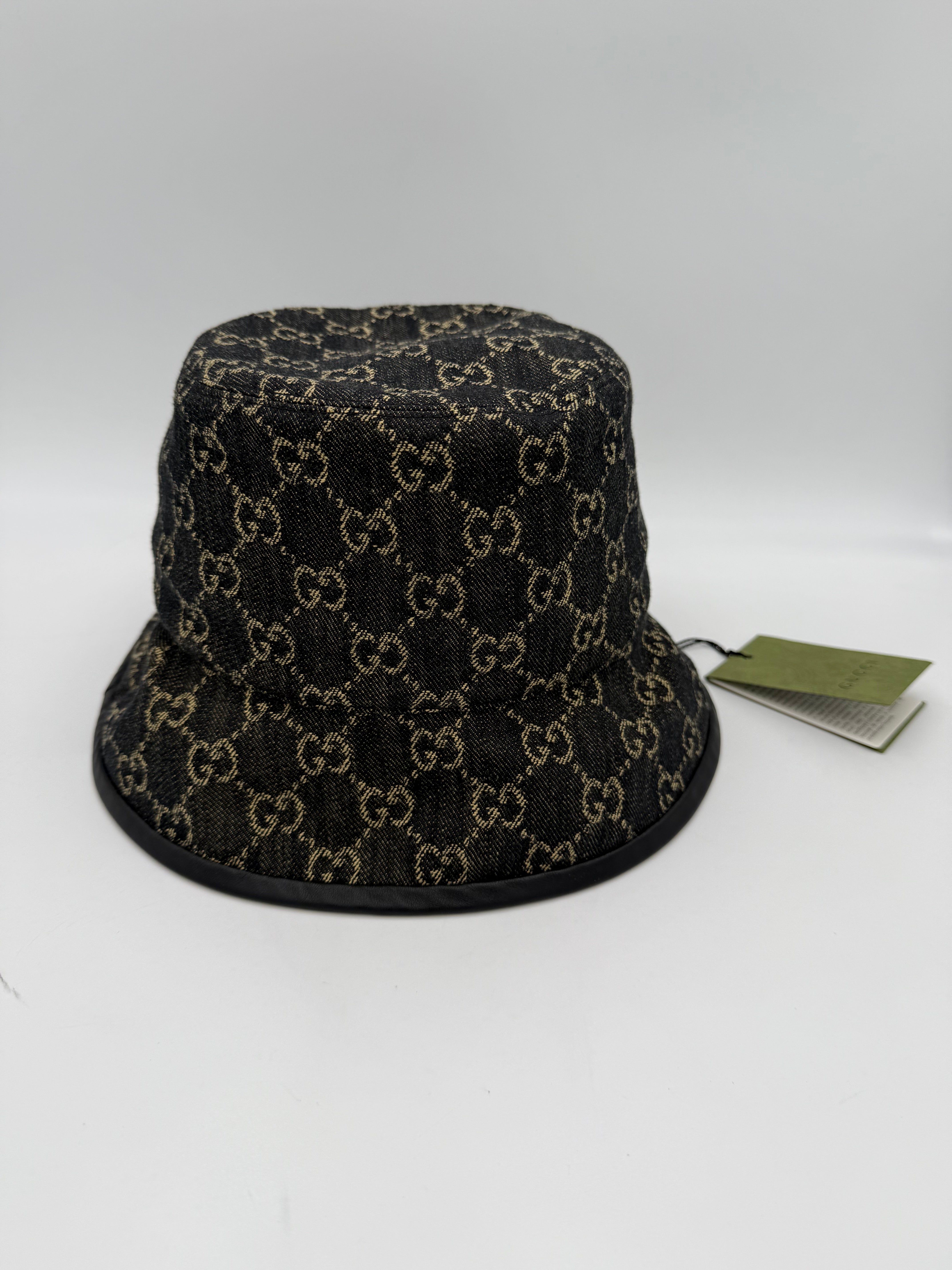GUCCI - Cappello GG DENIM Fedora Tg. M