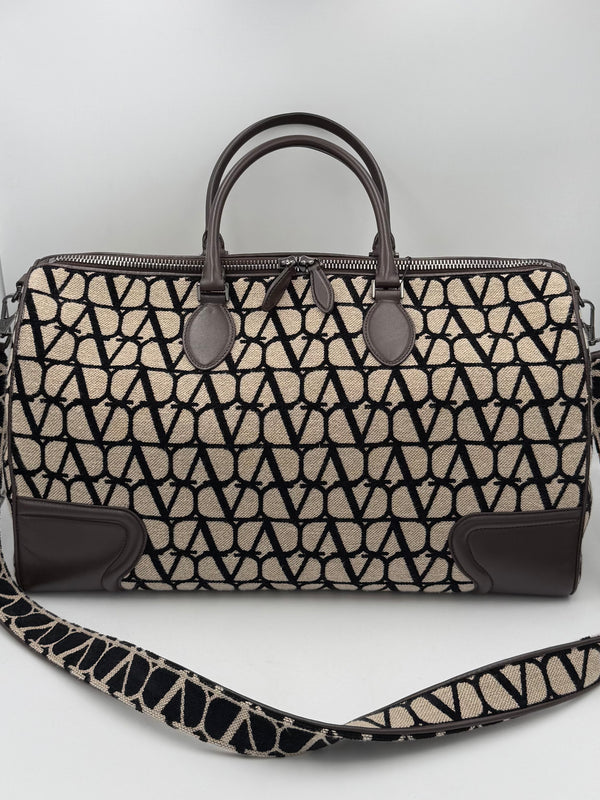 VALENTINO GARAVANI - DUFFLE BAG Toile Iconographe