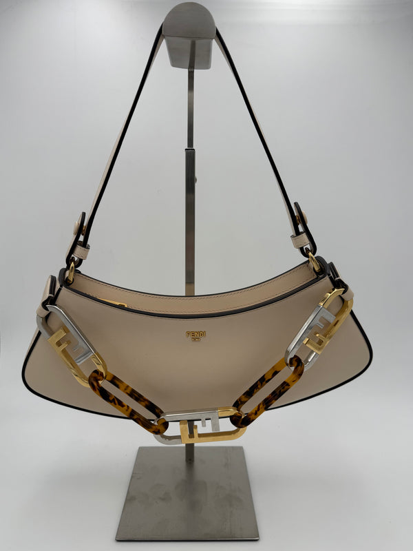 FENDI - O' LOCK Beige - Stone Chain