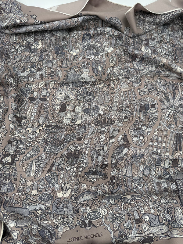HERMES - Foulard Carrè 90 “Legende Moghole”