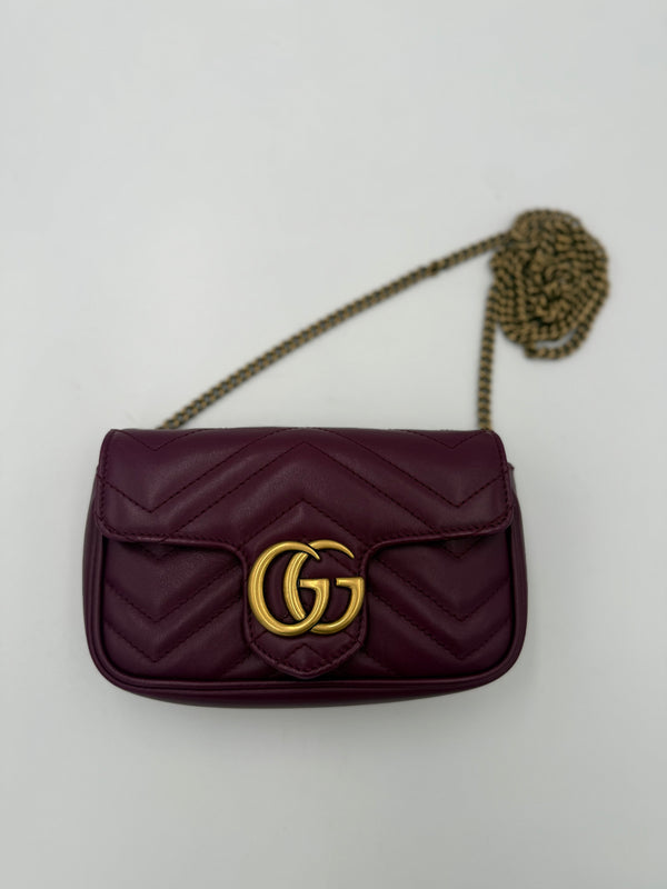 GUCCI - MARMONT in Red Velvet