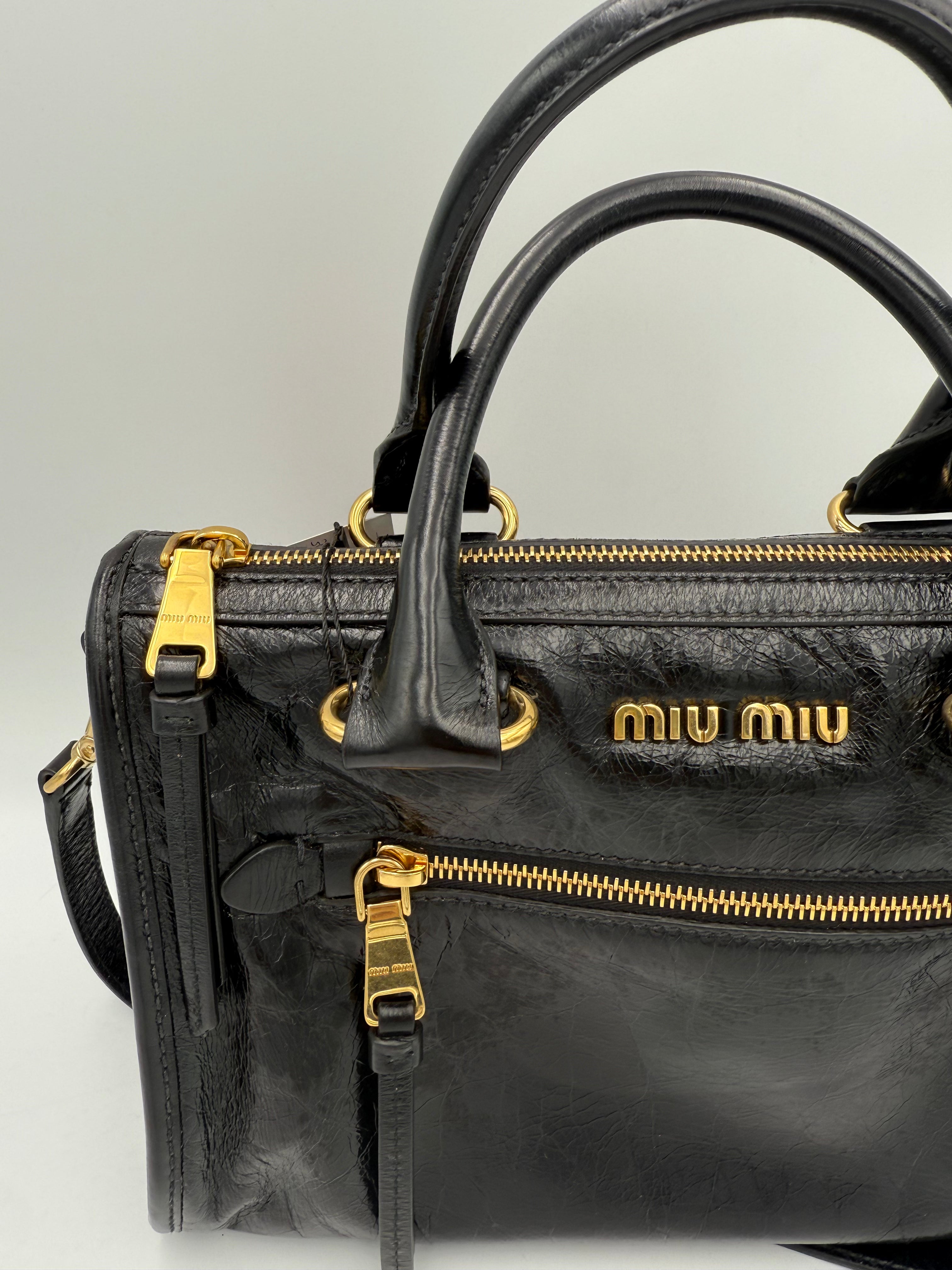 MIU MIU - Tracolla in Vitello Shine