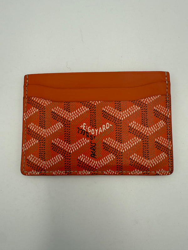 GOYARD - SAINT SULPICE Orange Card Holder