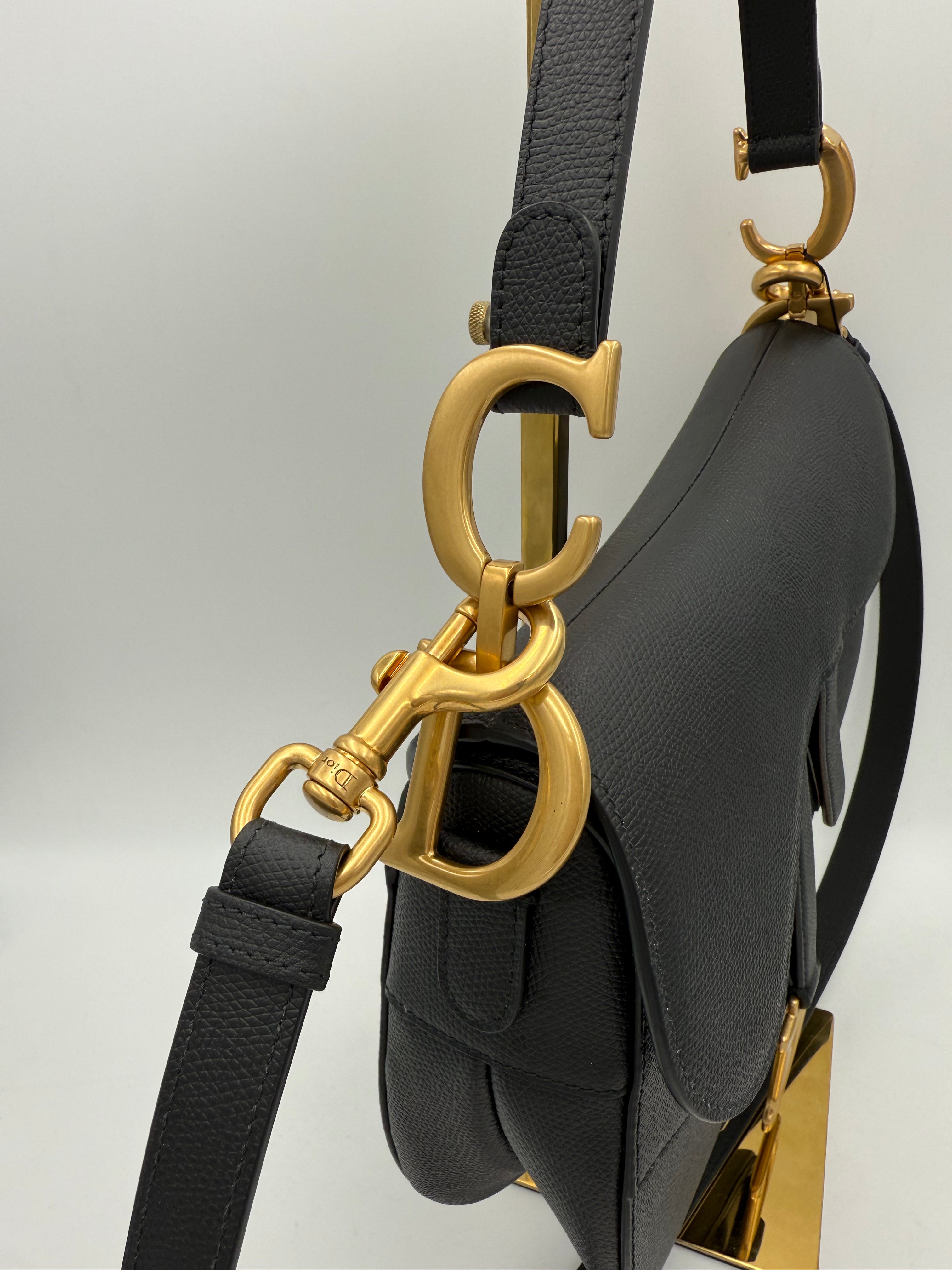 DIOR - SADDLE - pelle di vitello granato