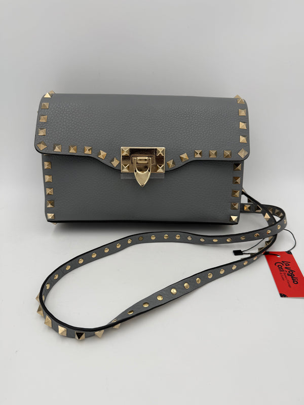VALENTINO GARAVANI - Rockstud Small Grigia