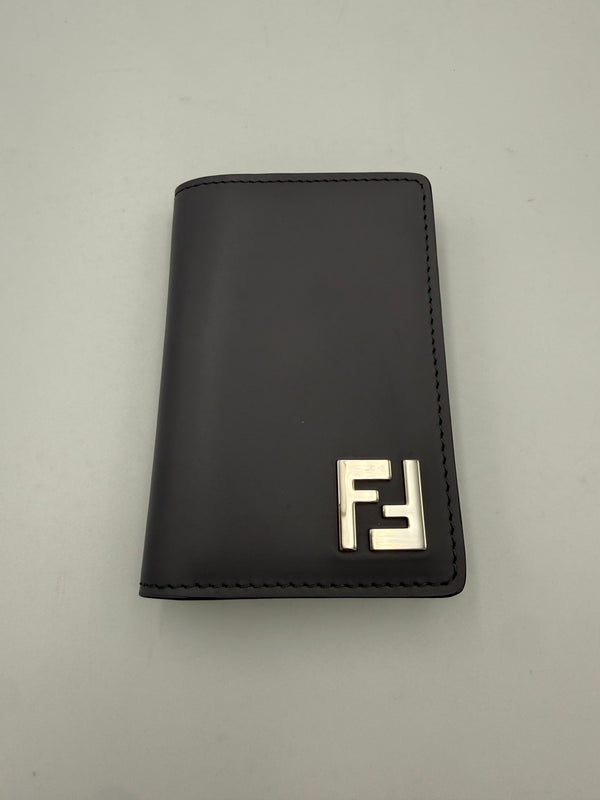 VALENTINO GARAVANI - PUNK-Style Leather and Canvas Wallet
