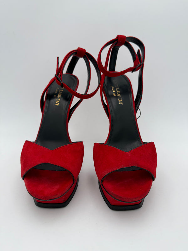 SAINT LAURENT - ROUGE EROS sandal Size. 37