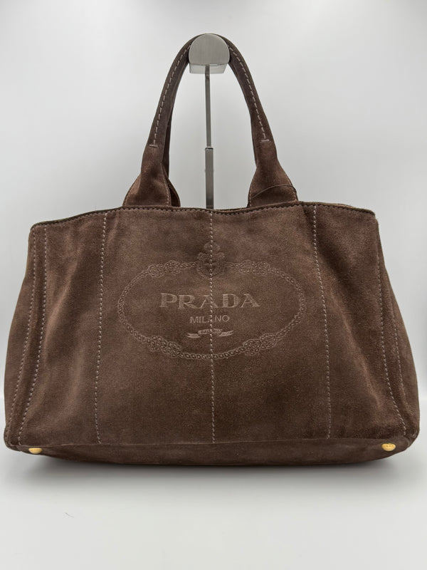 PRADA - Leather Shopping Tote
