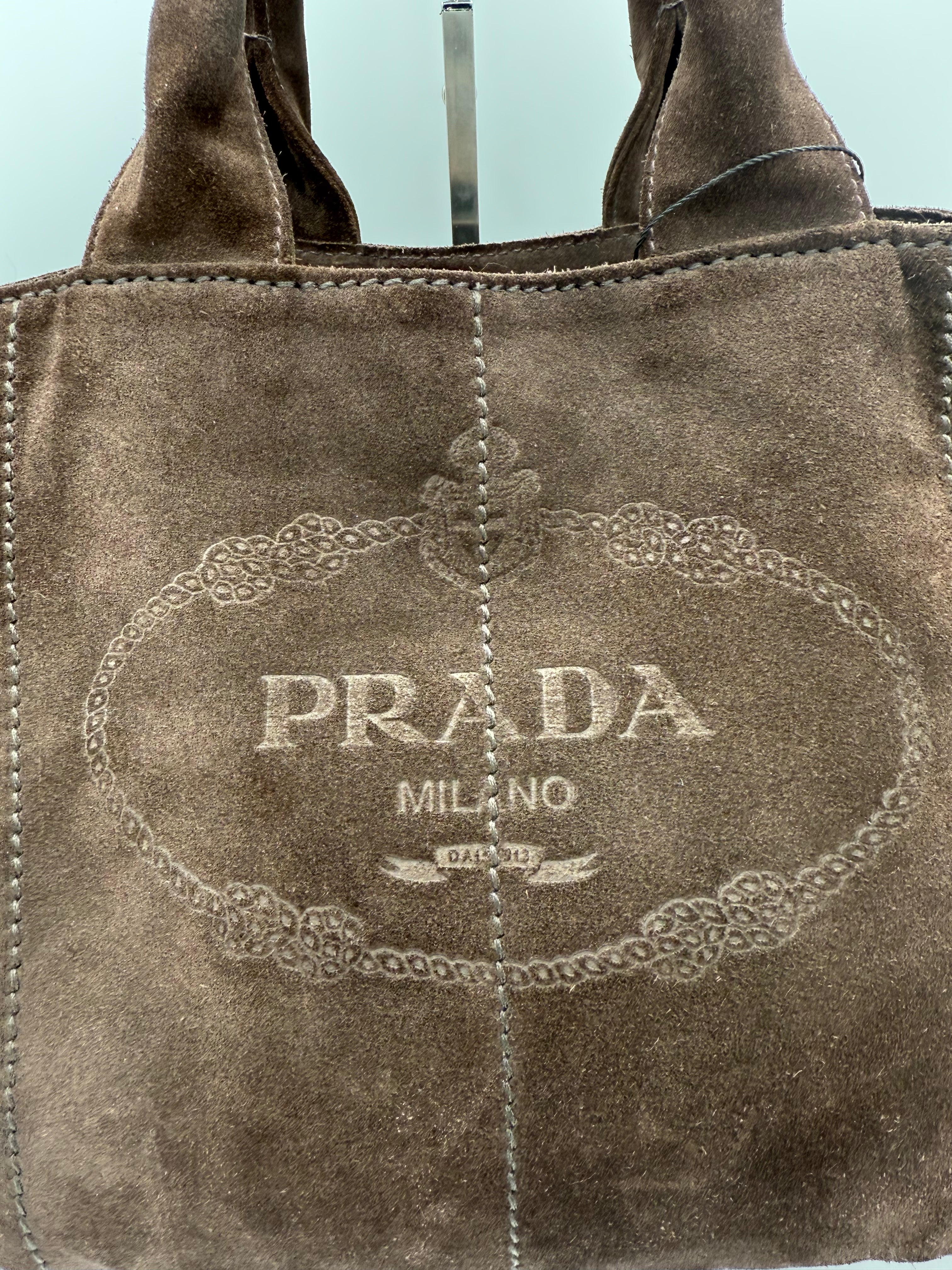 PRADA - Leather Shopping Tote