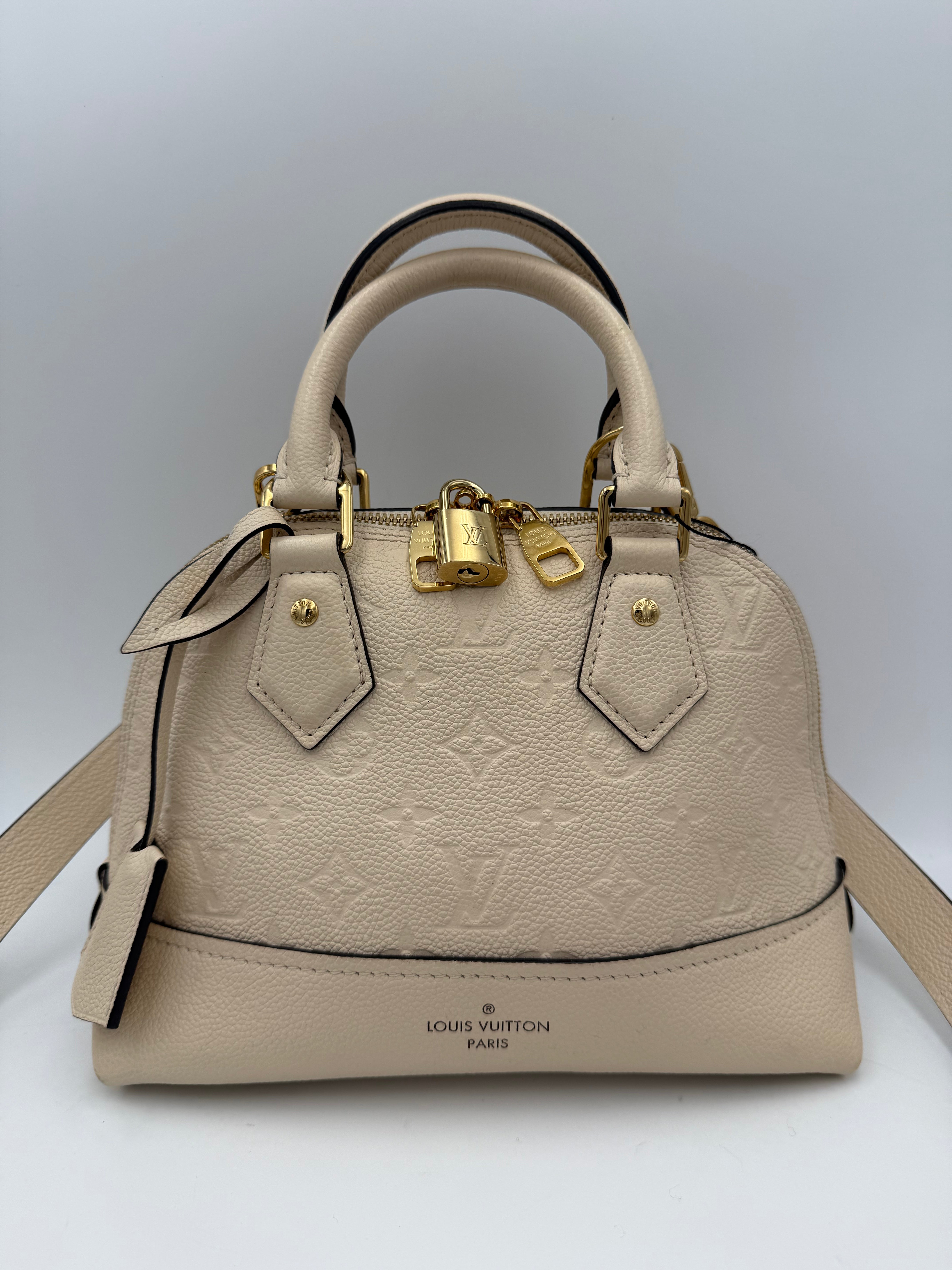 LOUIS VUITTON - Neo Alma in pelle Empreinte Crema