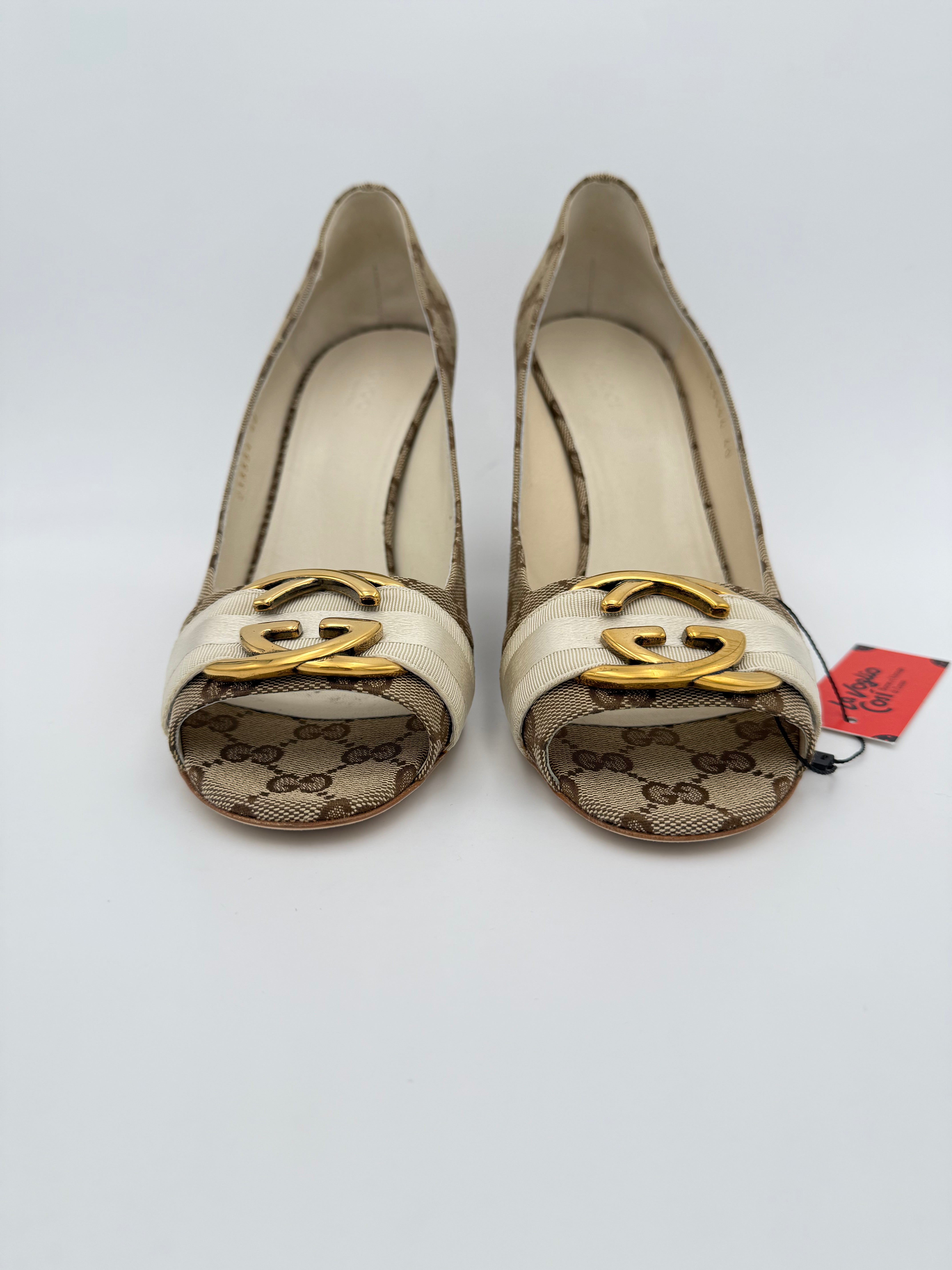 GUCCI - Décolleté GG Canvas Tg. 40