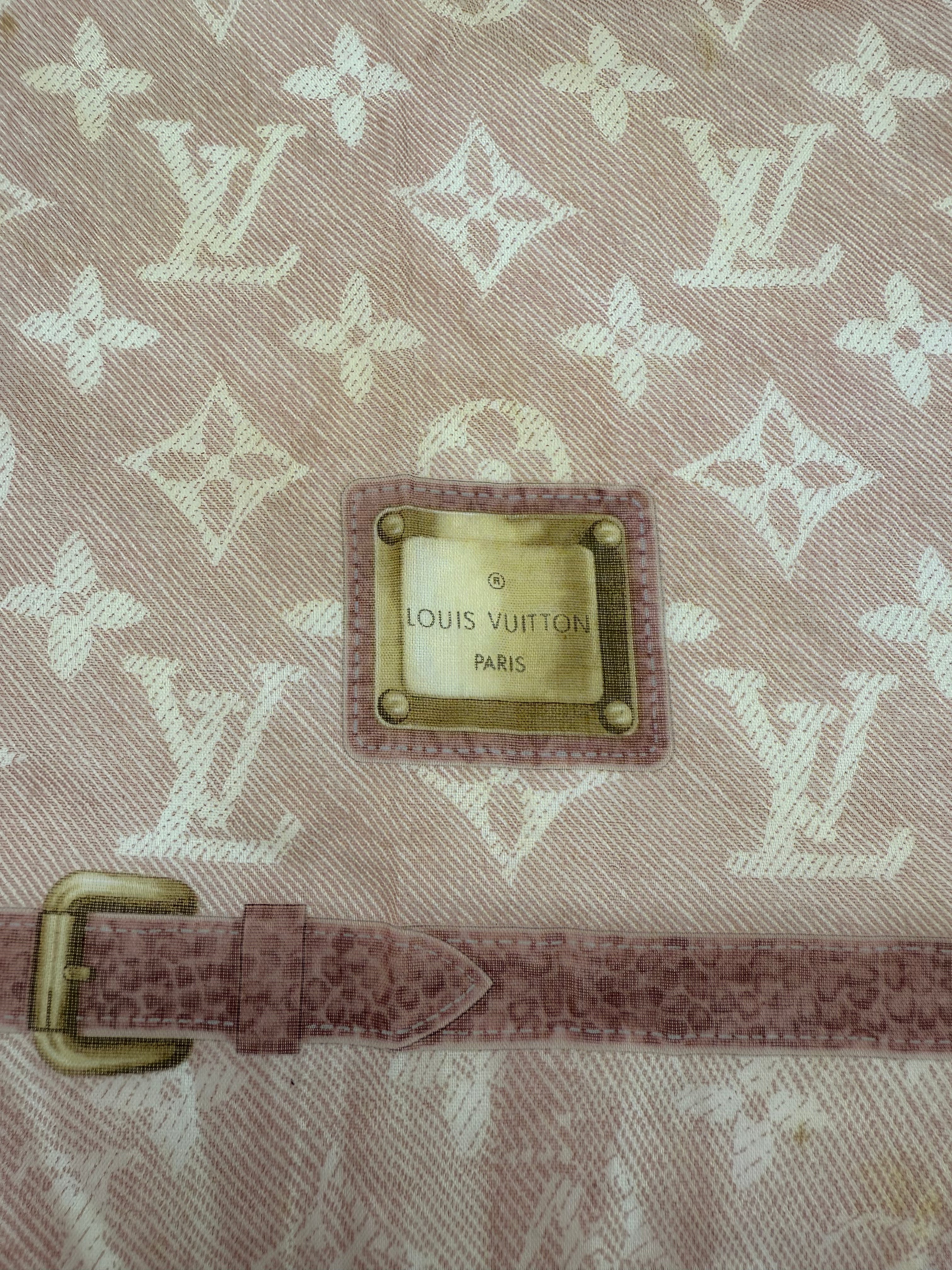 LOUIS VUITTON - Foulard Carrè 55 in cotone