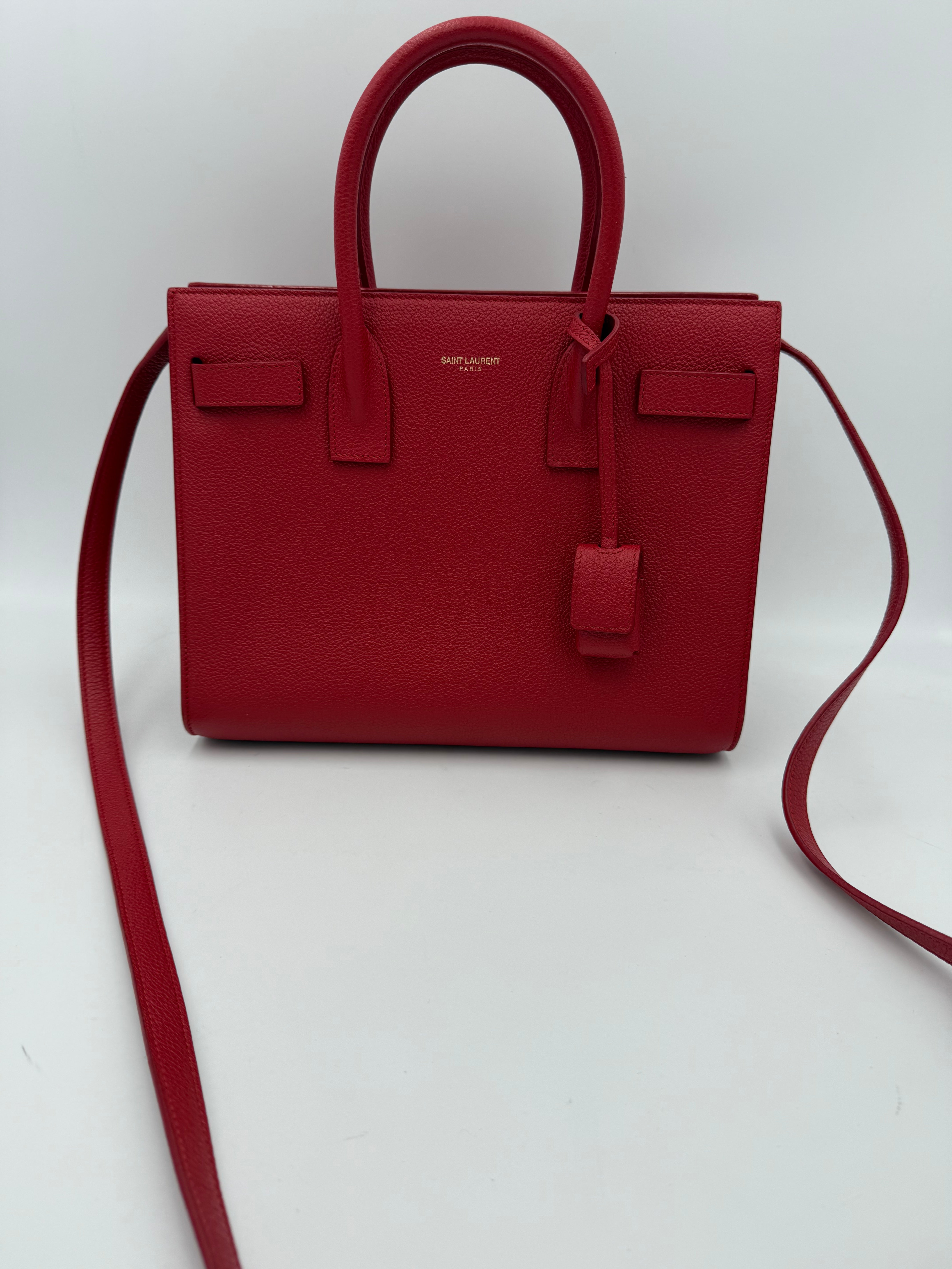 SAINT LAURENT - SAC DU JOUR Rossa