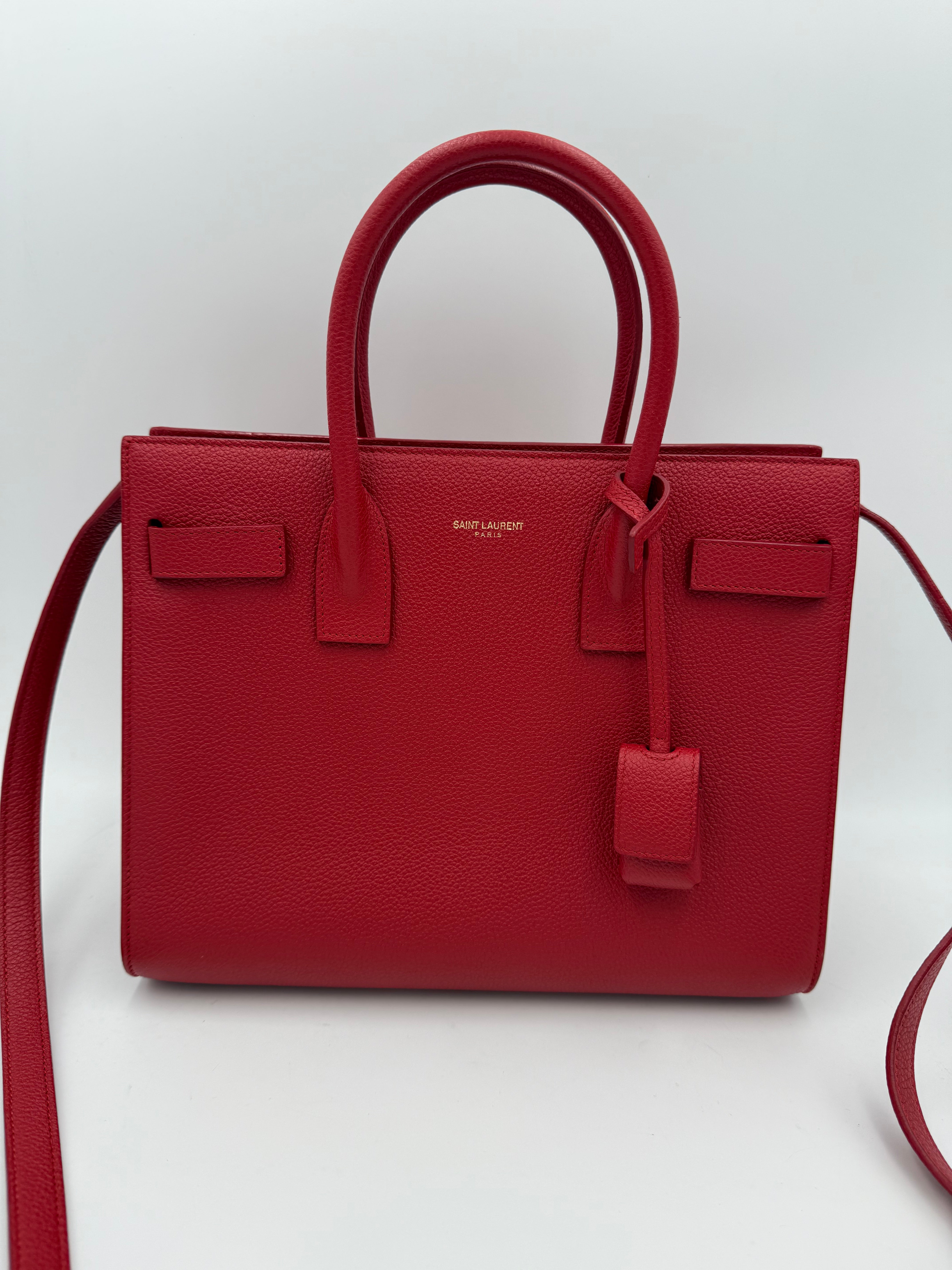SAINT LAURENT - SAC DU JOUR Rossa