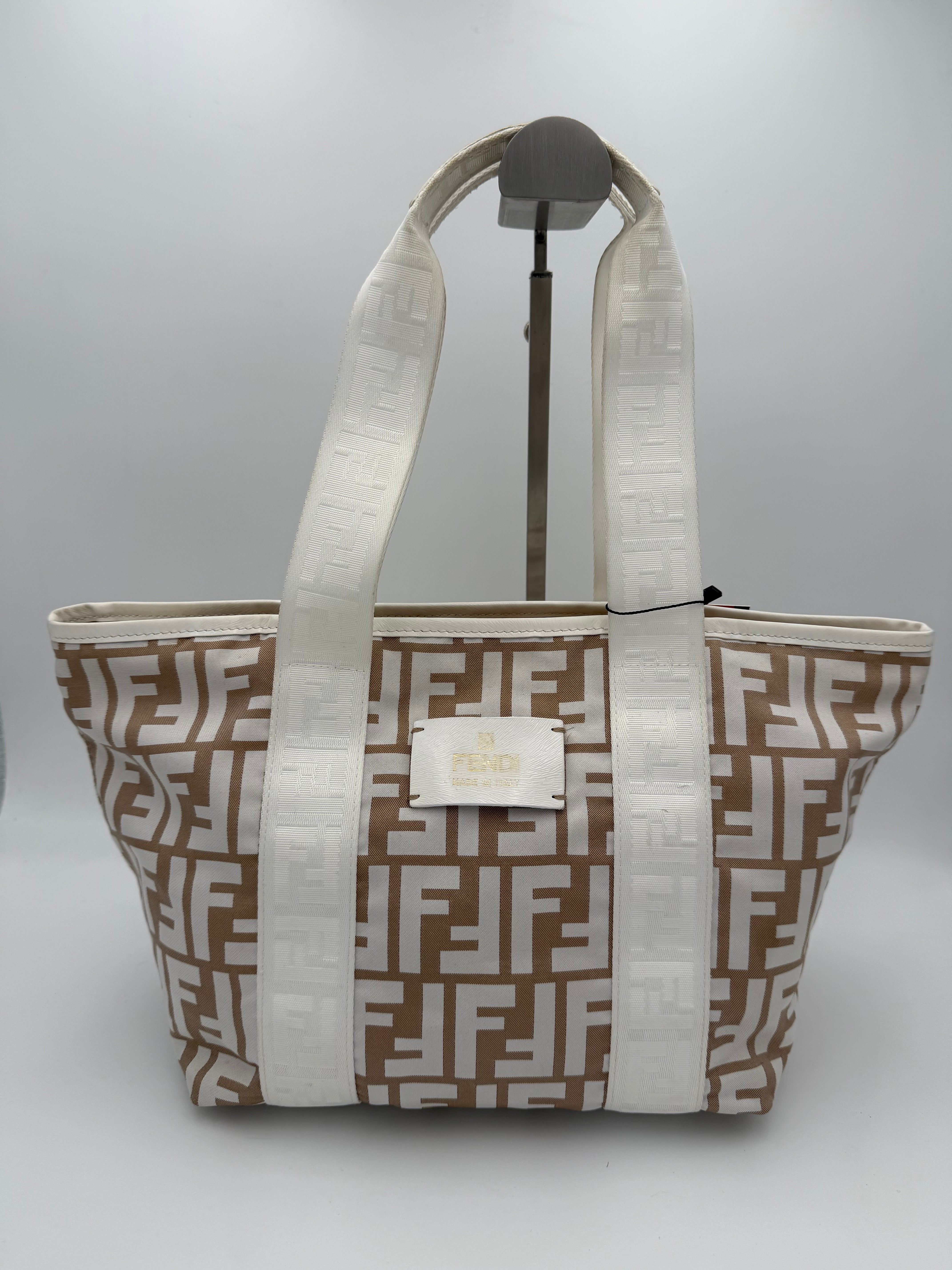 FENDI - Shopping FF Zucca bianca