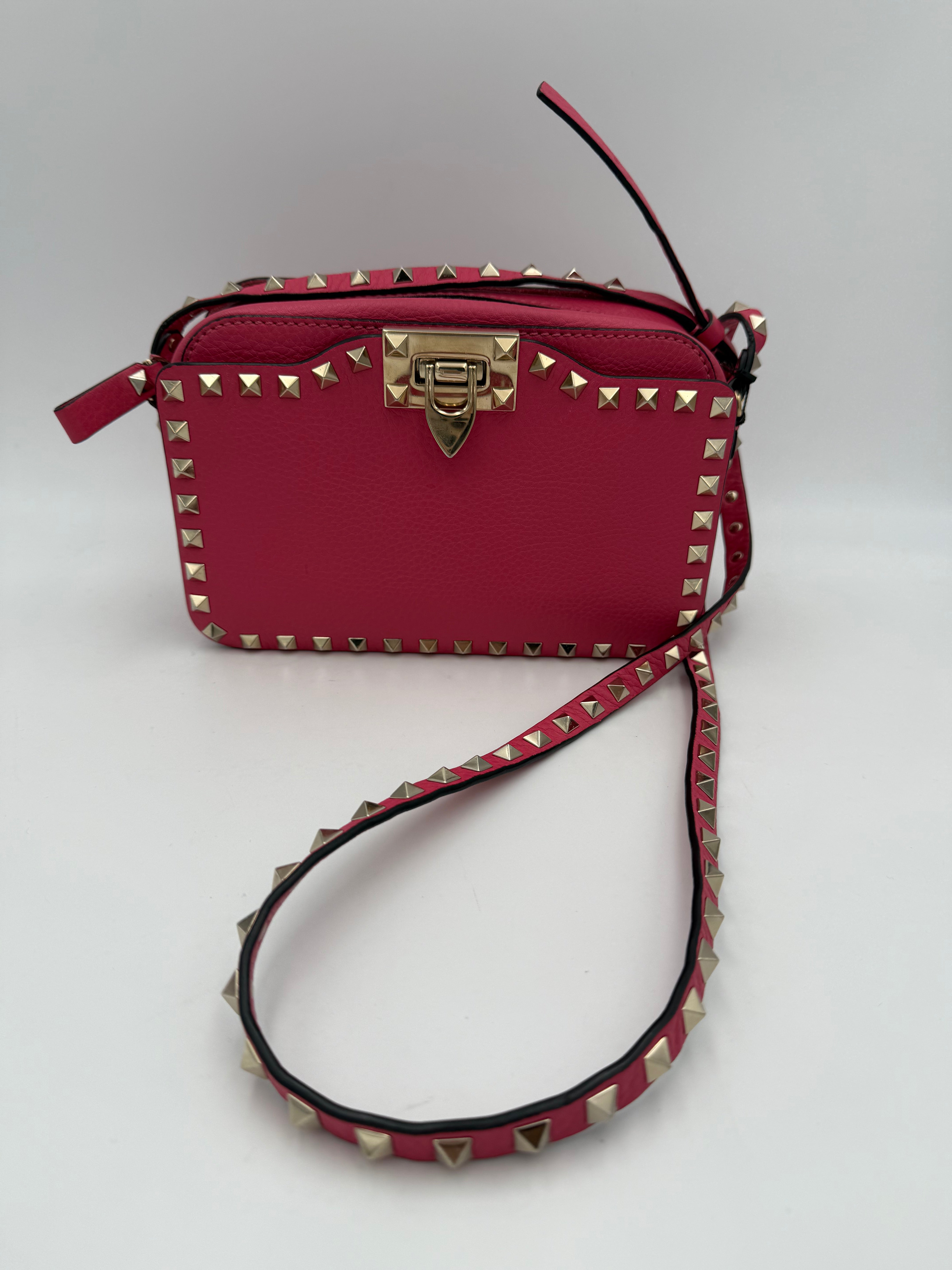 VALENTINO GARAVANI - Rockstud Camera Bag Rosa