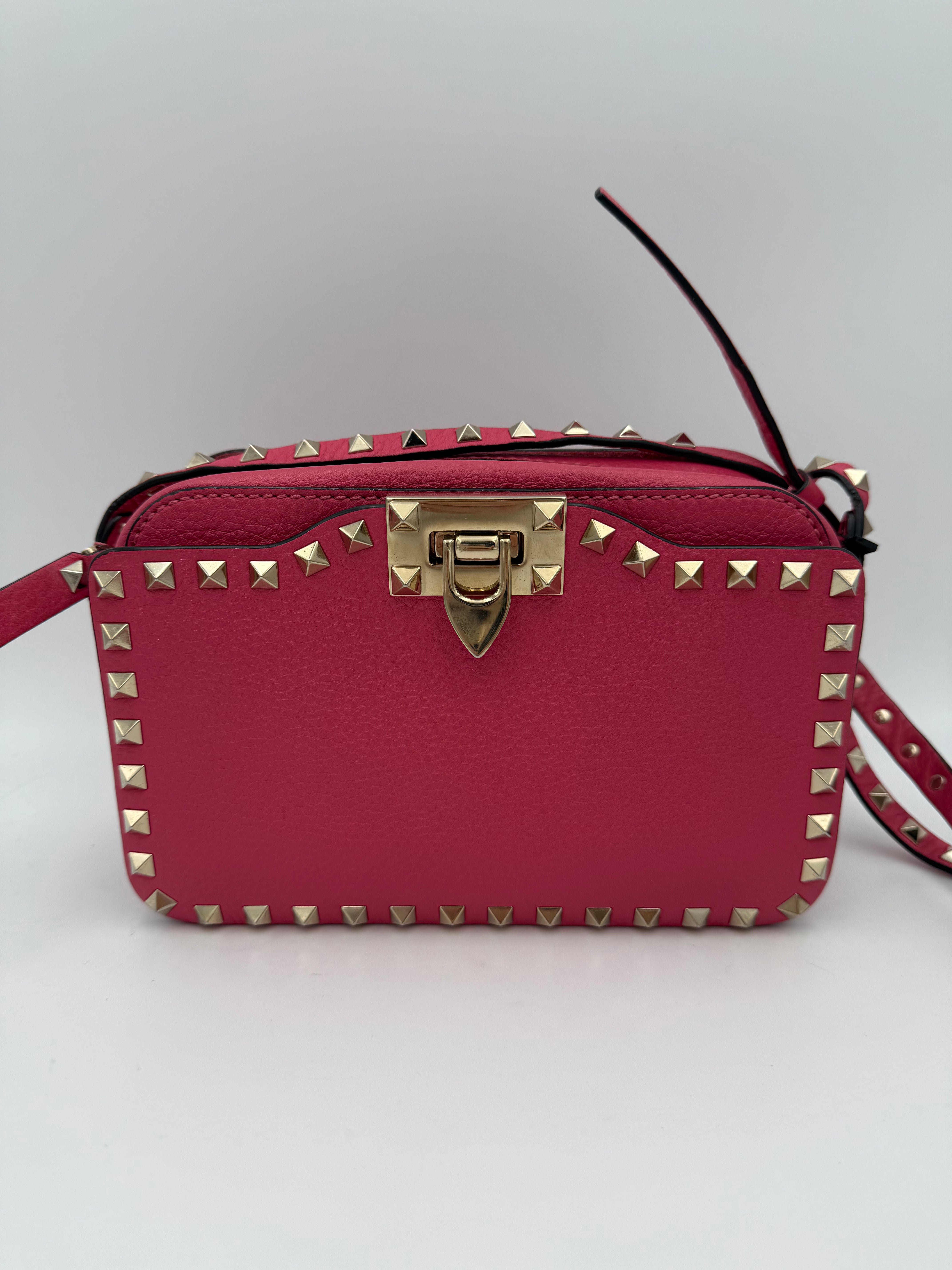 VALENTINO GARAVANI - Rockstud Camera Bag Rosa