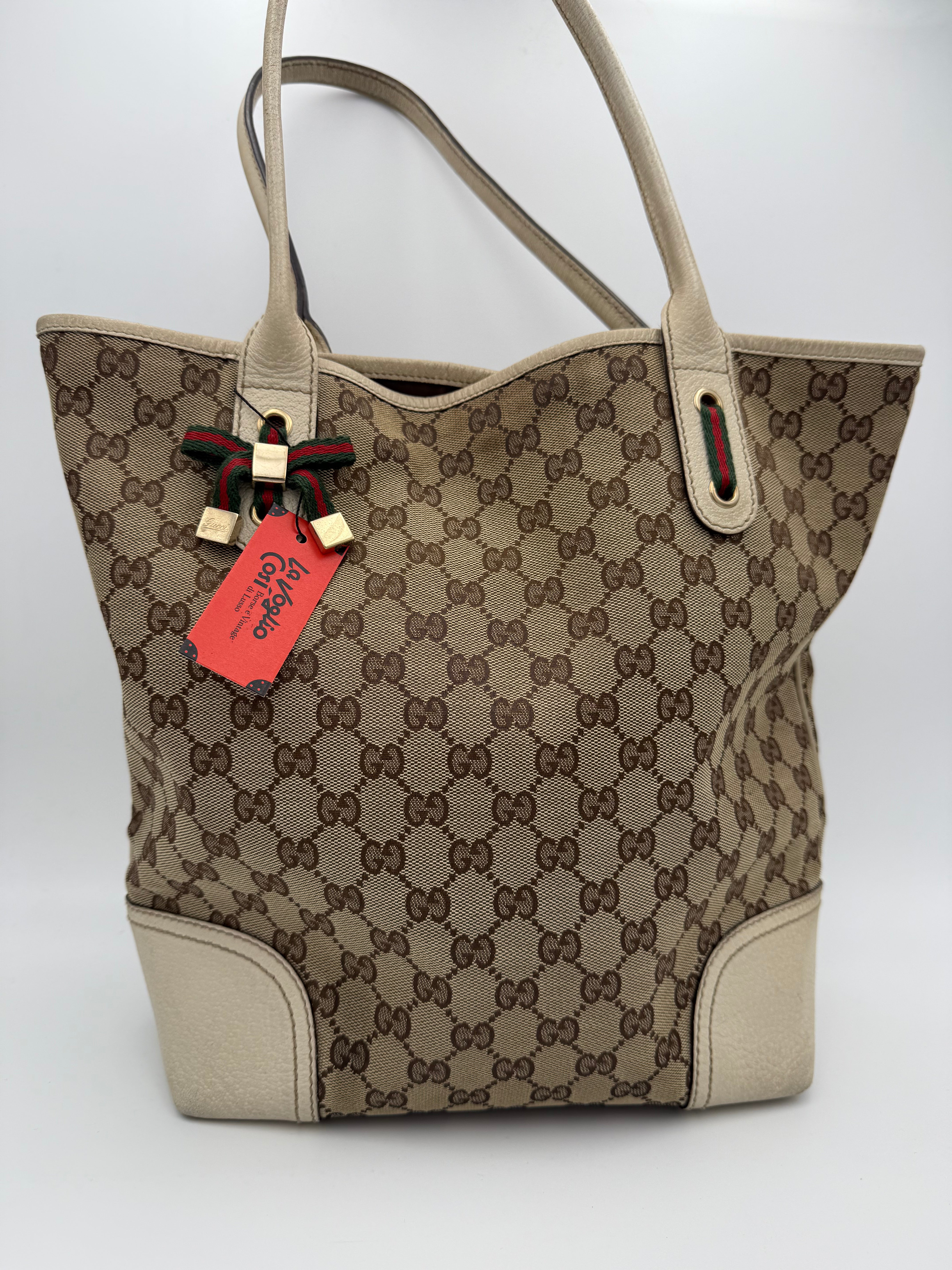 GUCCI - Tote GG Canvas con fiocchetti web