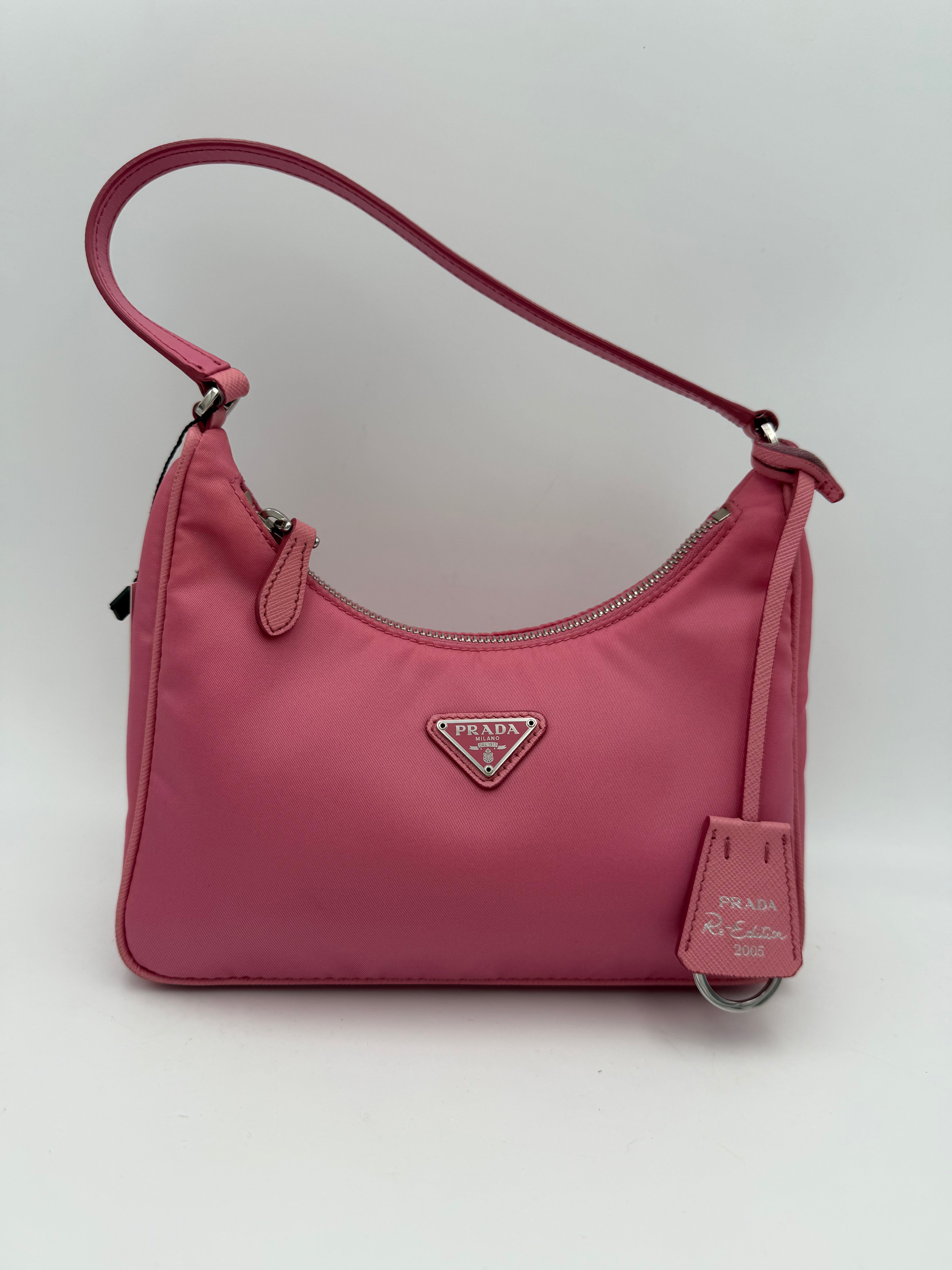 PRADA - Pink Nylon HOBO