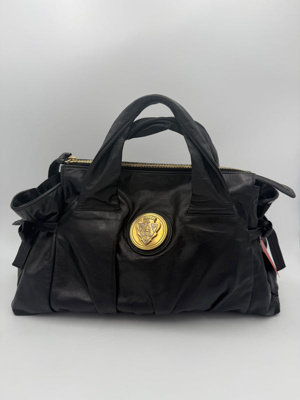 GUCCI - Black GG Guccissima Hobo