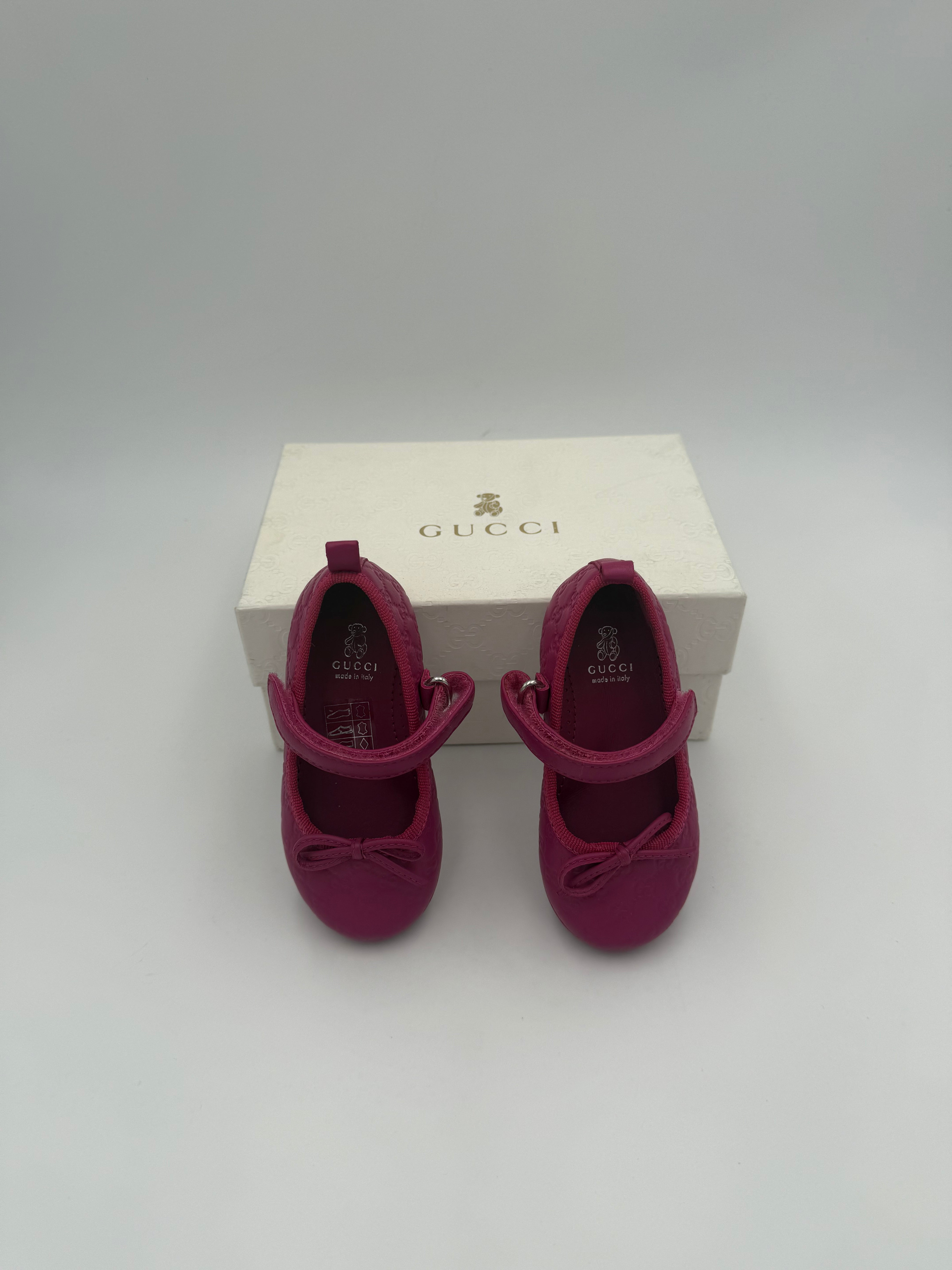 GUCCI - Scarpine GG Micro-GUCCISSIMA Peonia