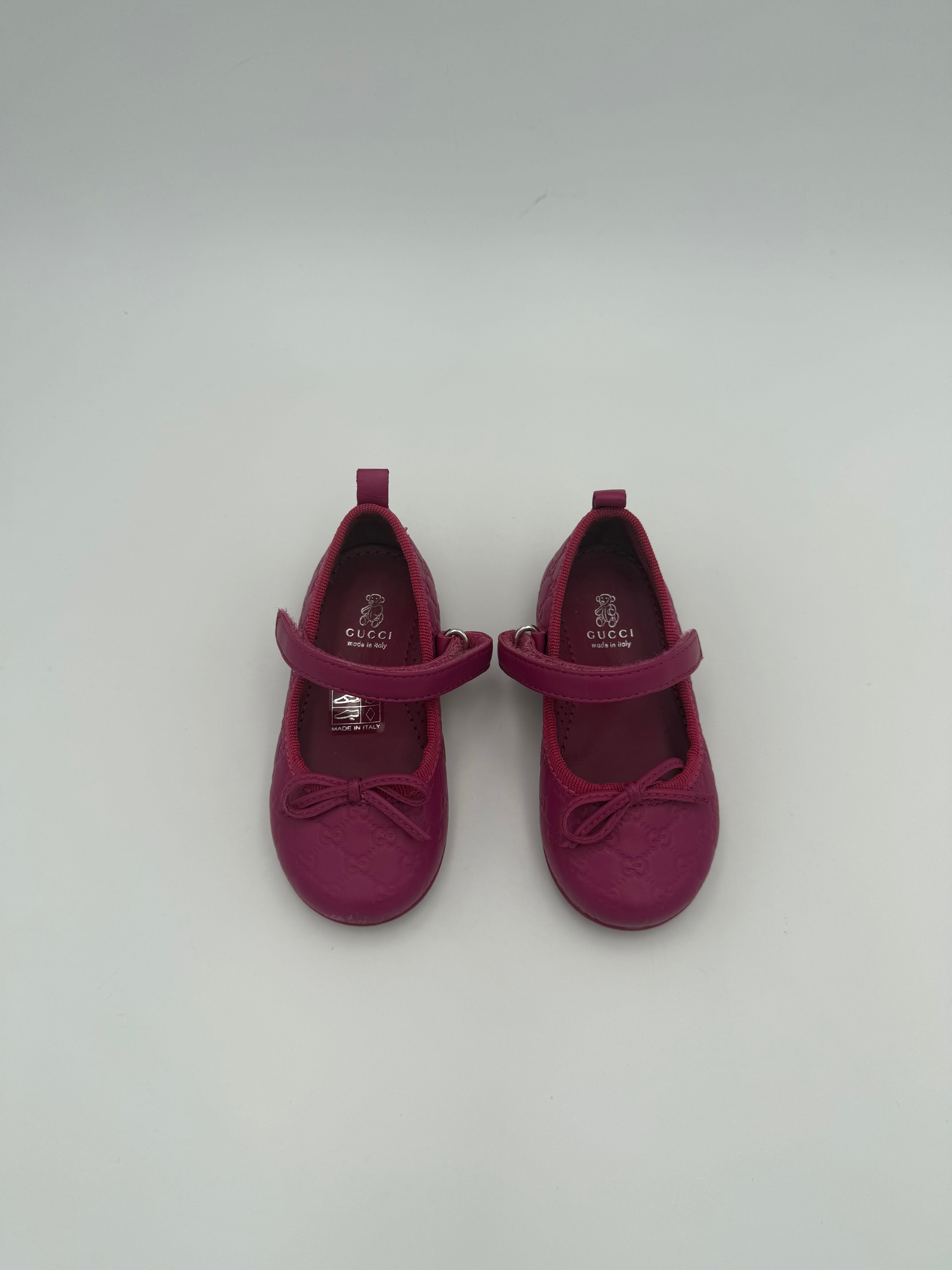 GUCCI - Scarpine GG Micro-GUCCISSIMA Peonia