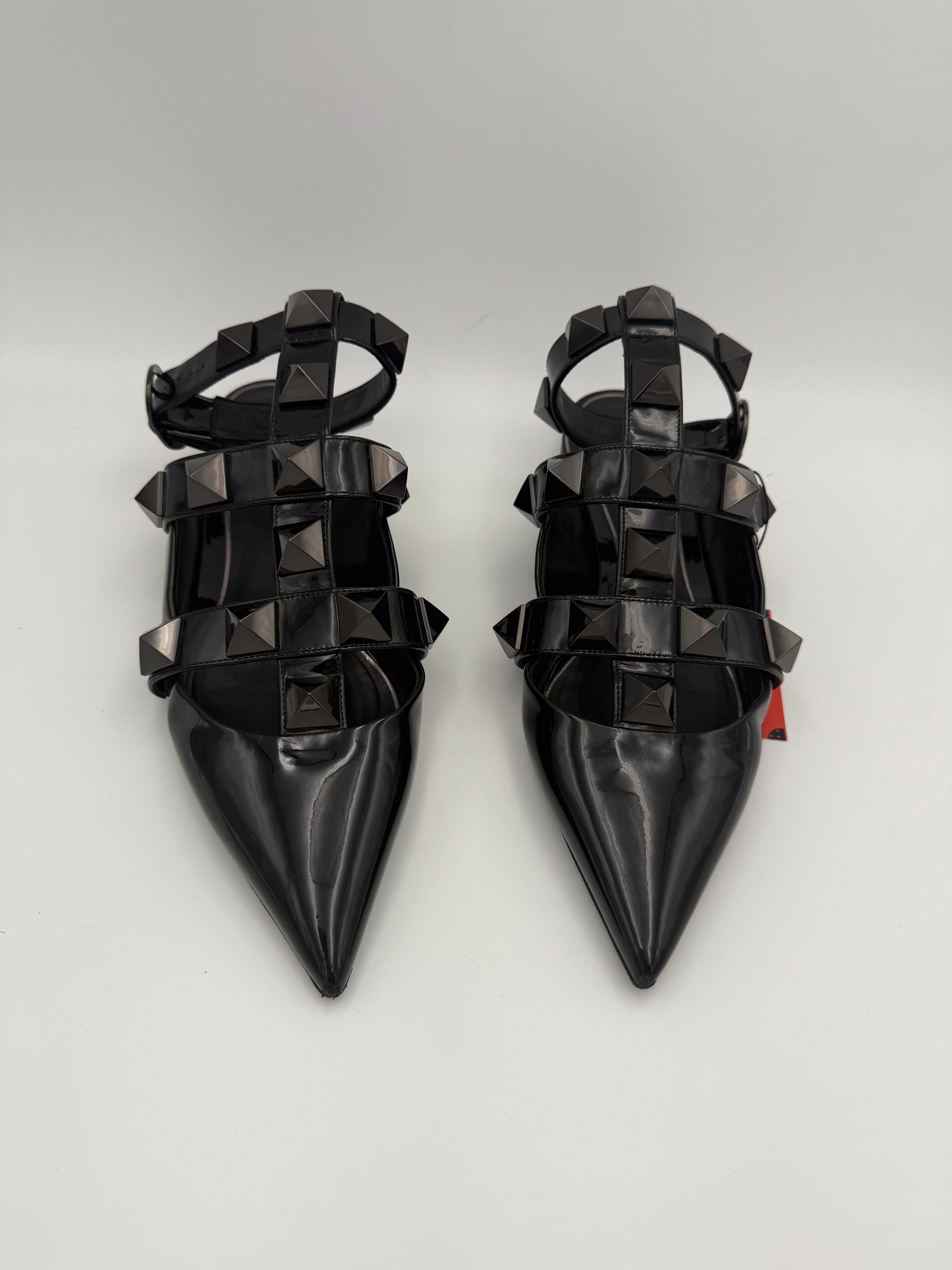VALENTINO GARAVANI - Sandali ROMANSTUD neri
