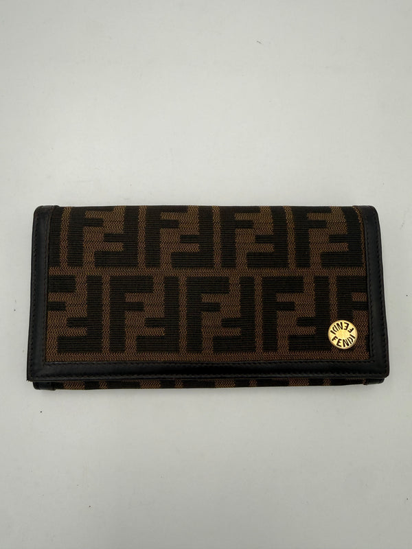 FENDI - Portafoglio FF Zucca