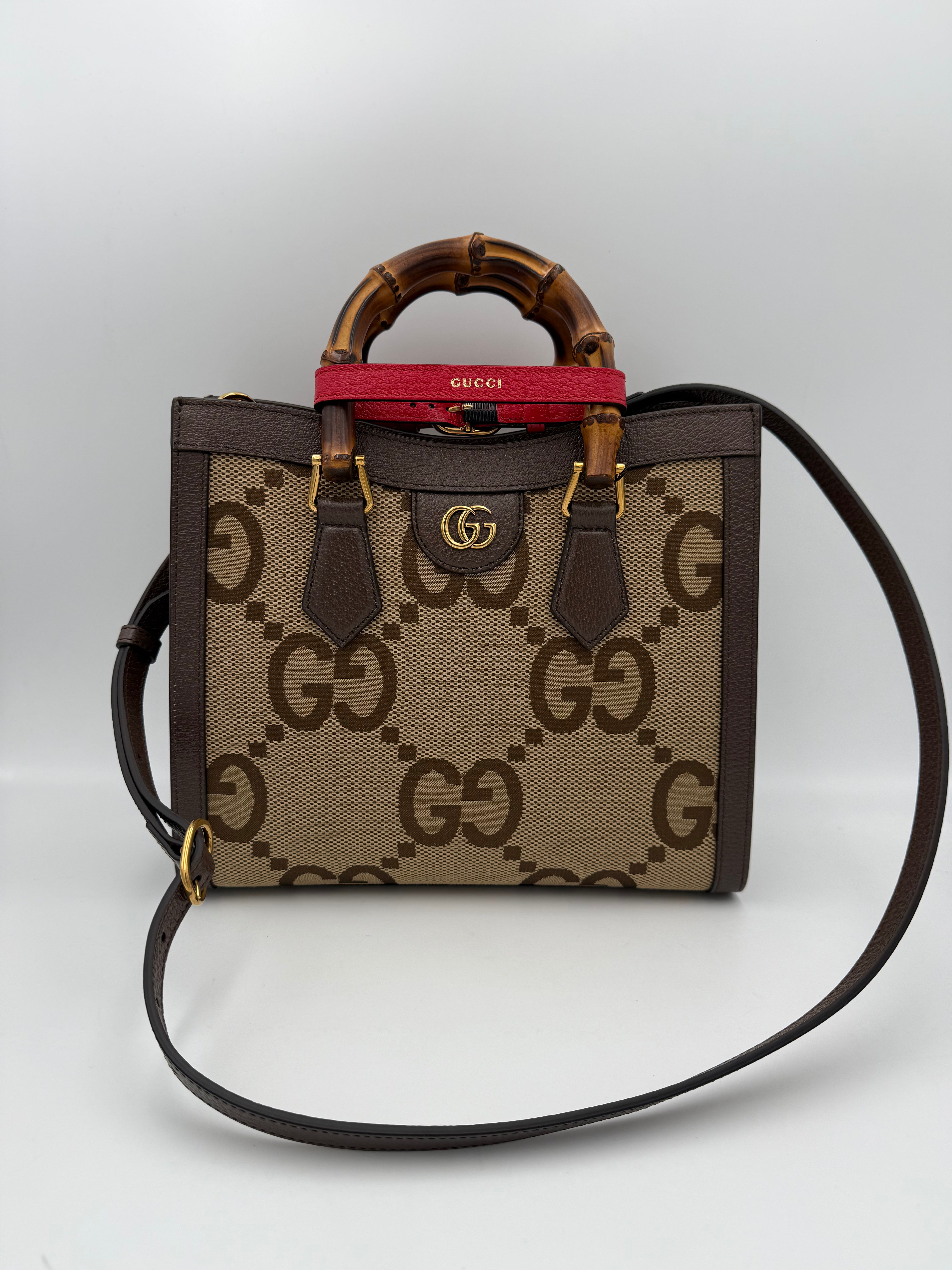 GUCCI - DIANA MM in Canvas GG Jumbo