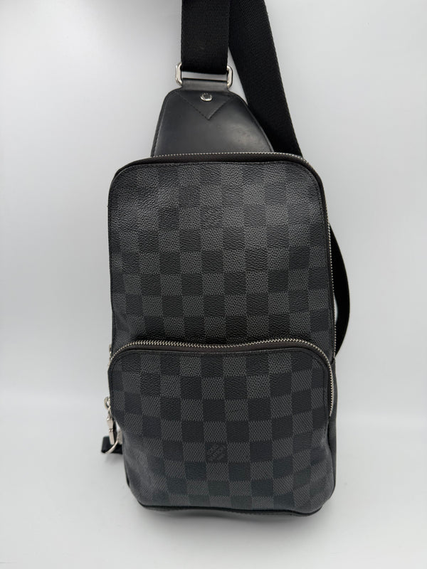 LOUIS VUITTON - Zaino Monospalla Damier Graphite