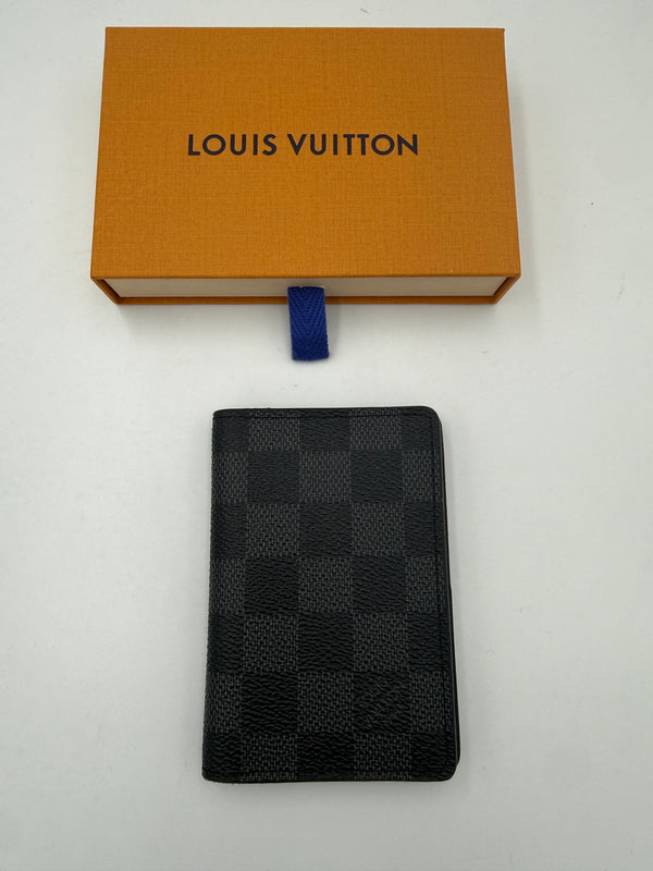 LOUIS VUITTON - Portafoglio Compatto Portacarte ORGANIZER Damier Graphite