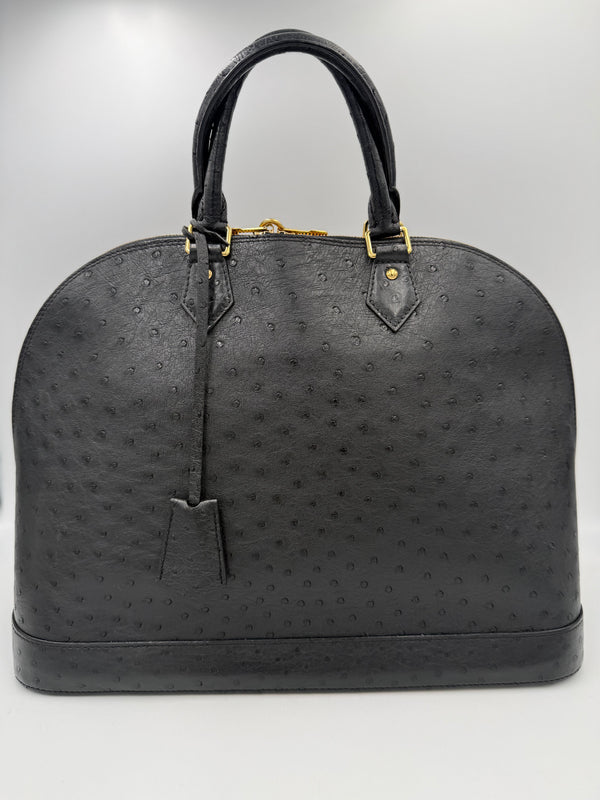 LOUIS VUITTON - Alma GM in pelle di Struzzo