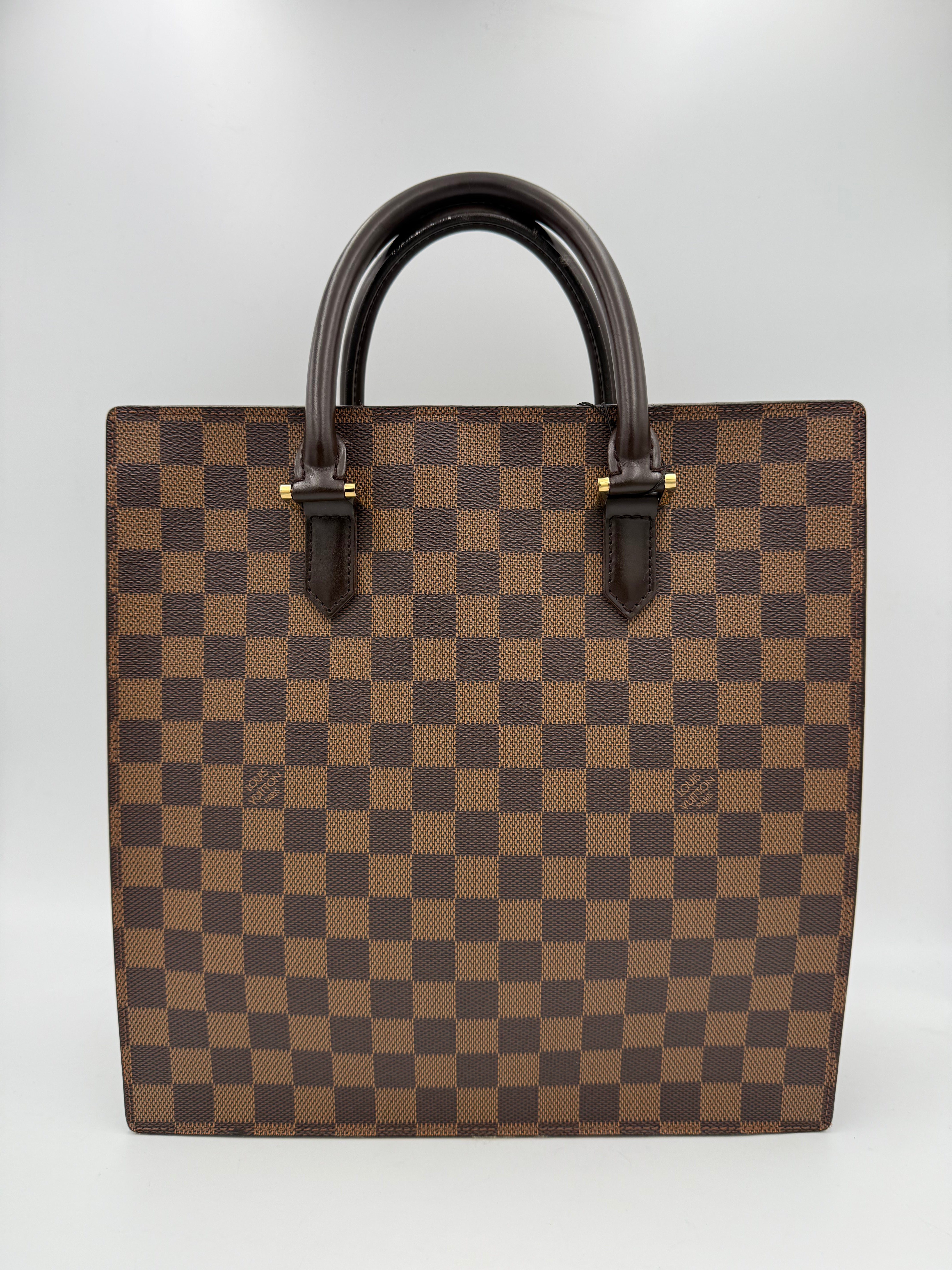 LOUIS VUITTON - SAC PLAT PARIS PM Damier Ebene