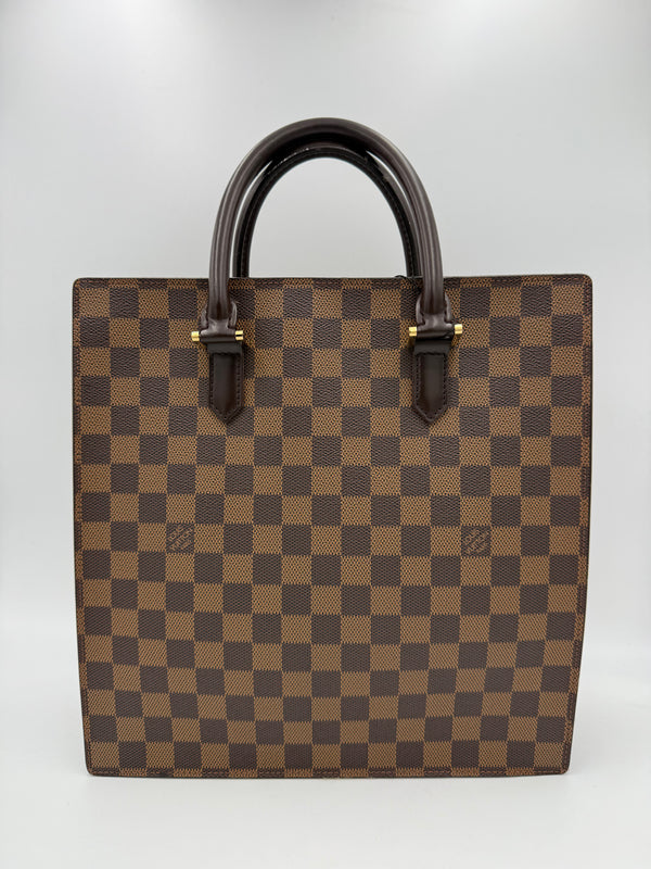 LOUIS VUITTON - SAC PLAT PARIS PM Damier Ebene