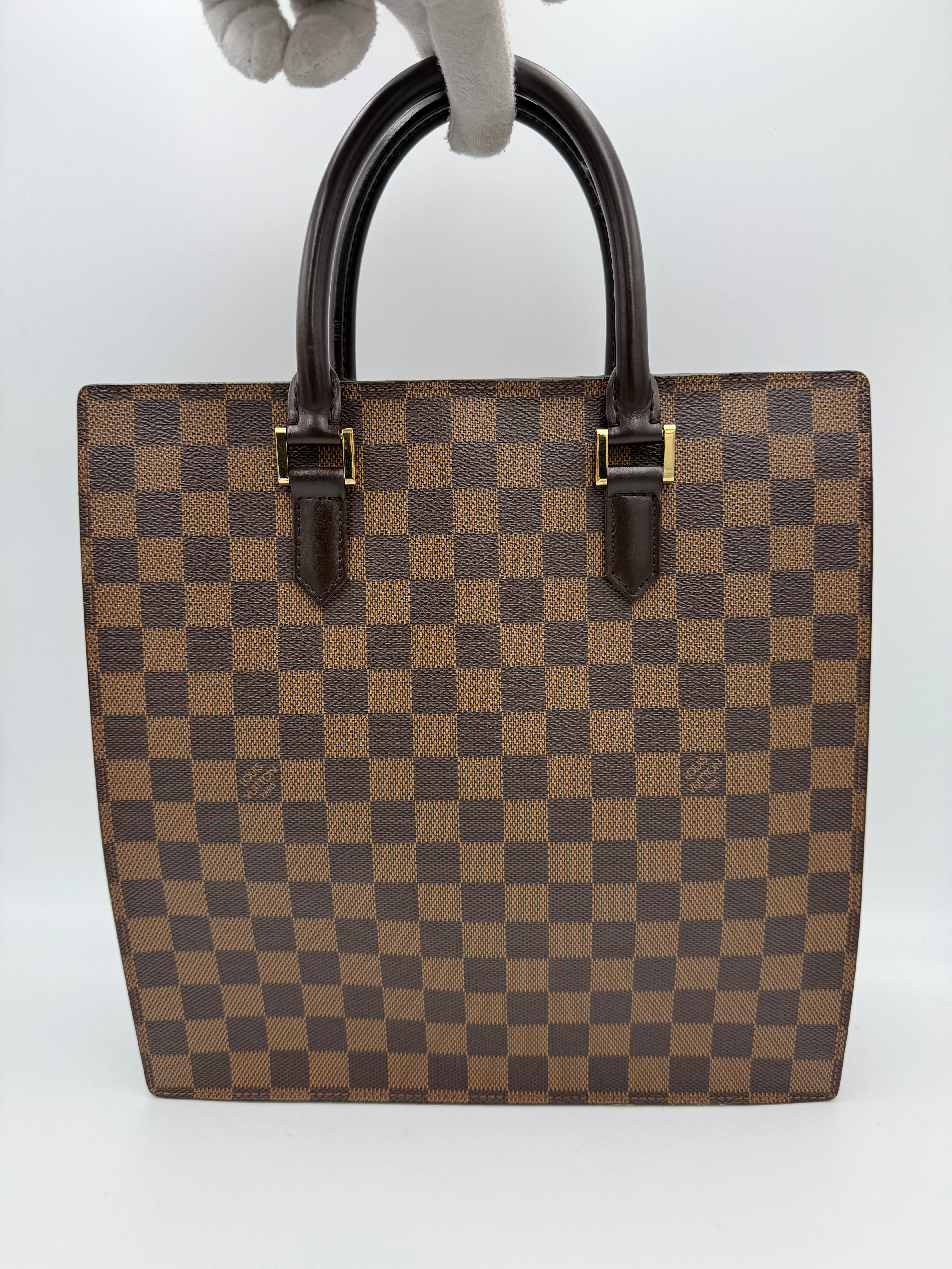 LOUIS VUITTON - SAC PLAT PARIS PM Damier Ebene
