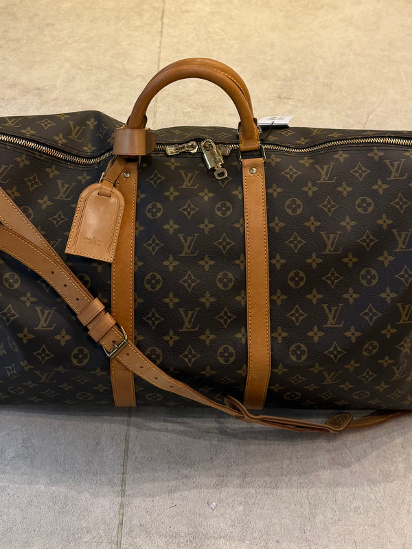 LOUIS VUITTON - KEEPALL 60 Monogram con tracolla