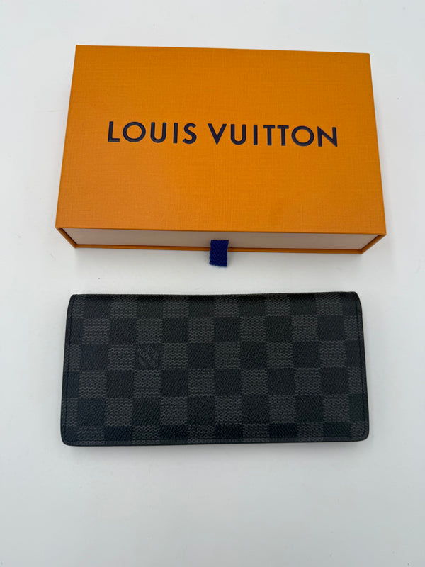LOUIS VUITTON - Portafoglio BRAZZA Damier Graphite
