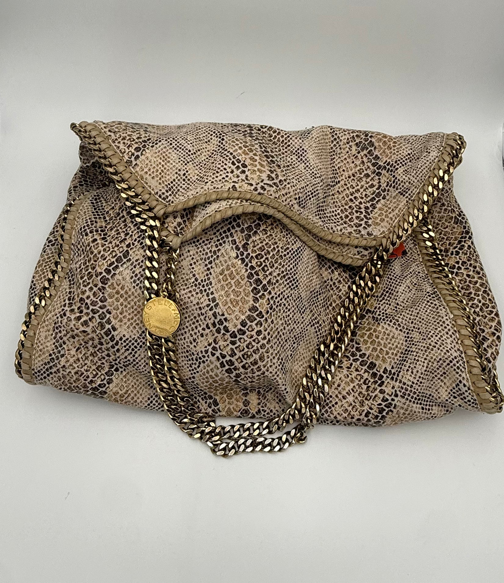 STELLA MCCARTNEY - Falabella Grande - Pelle Vegana Rettile