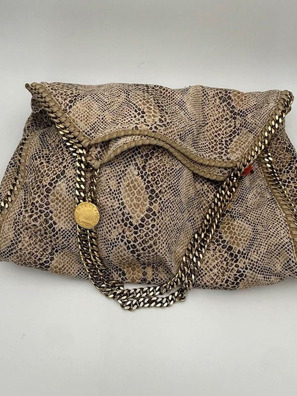 STELLA MCCARTNEY - Falabella Large - Vegan Reptile Leather