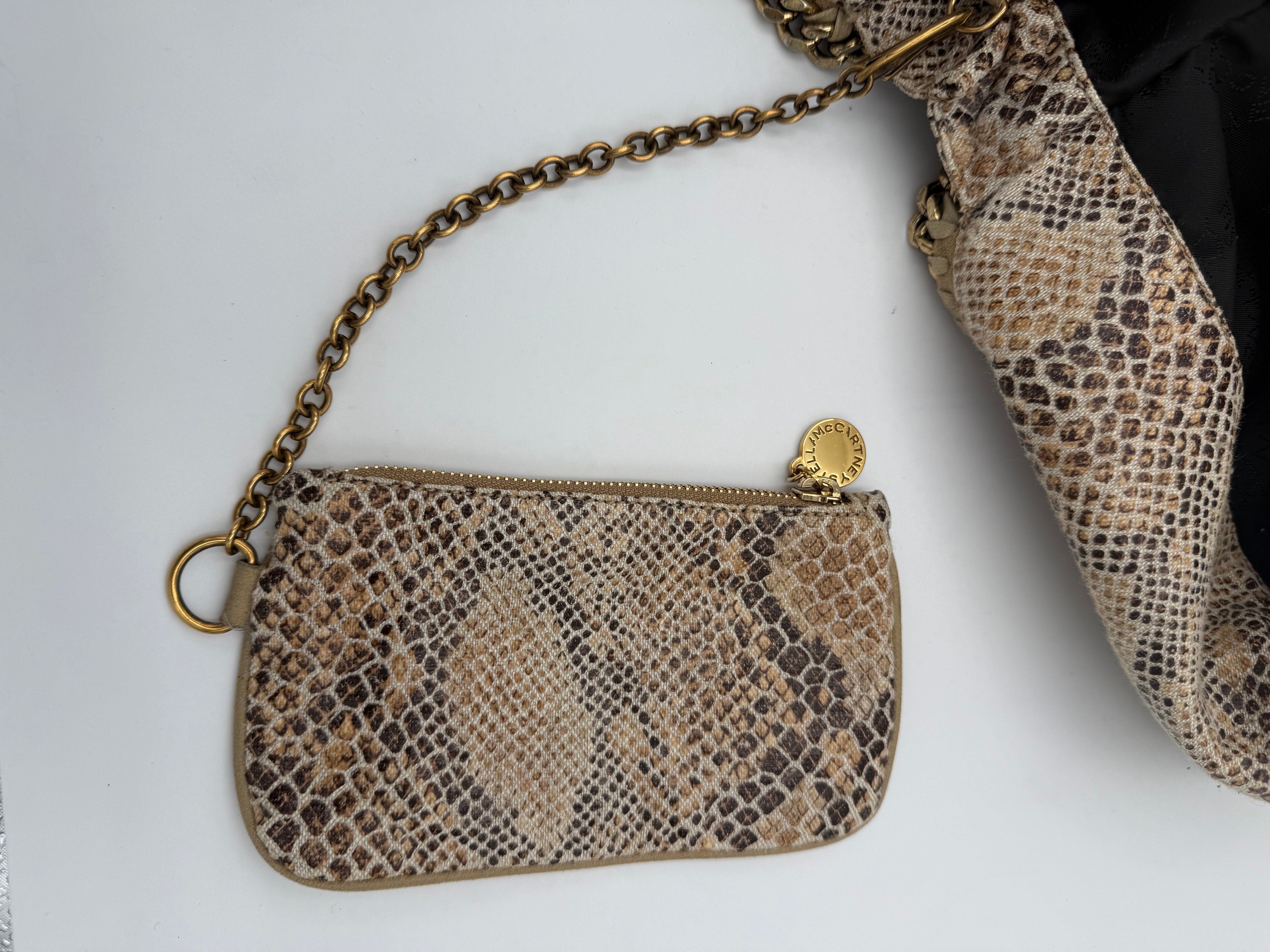 STELLA MCCARTNEY - Falabella Grande - Pelle Vegana Rettile