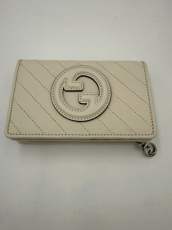 GUCCI - Black GG BLONDIE Compact Wallet