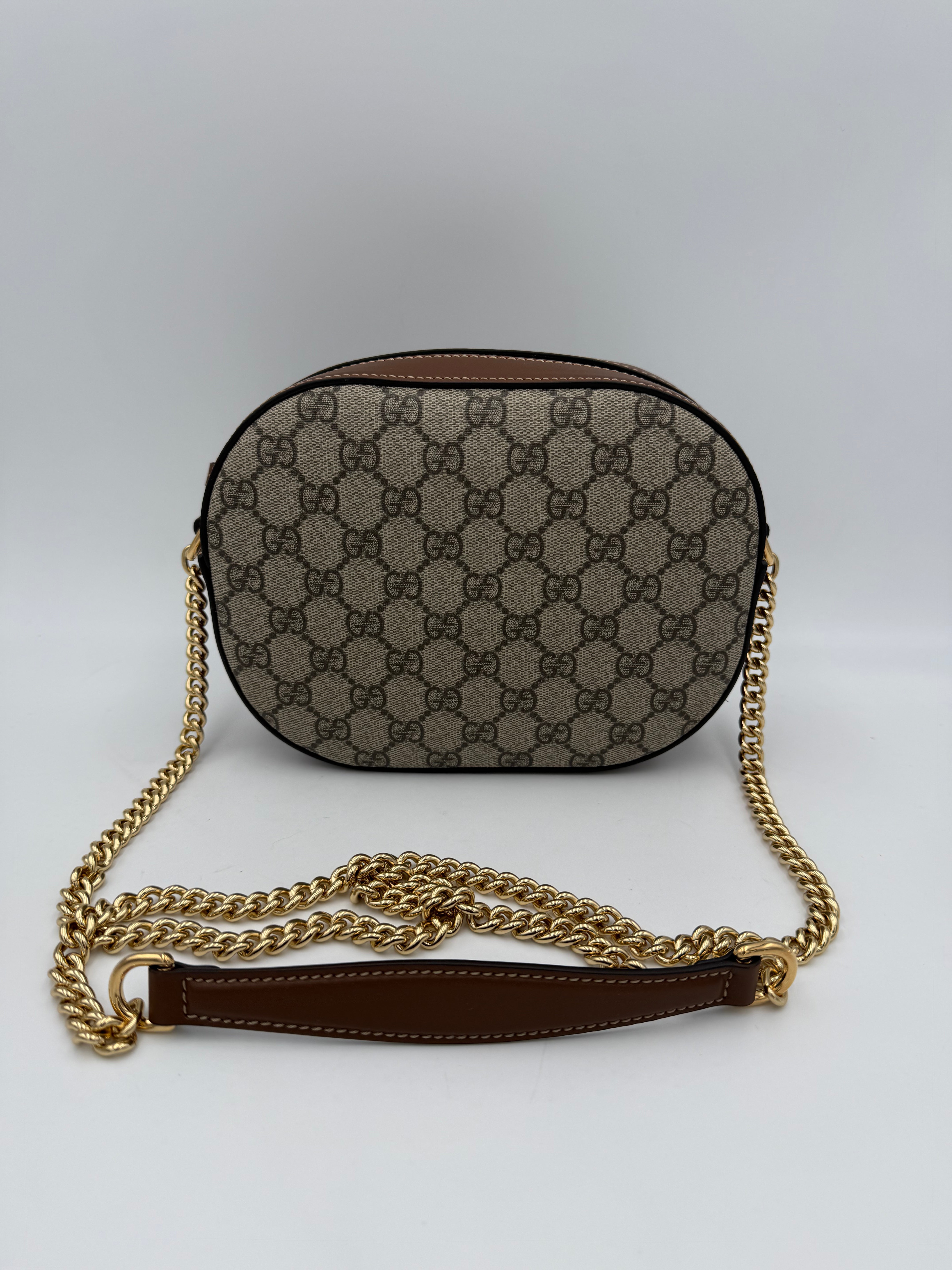GUCCI - Tracolla GG Supreme con paraspalla