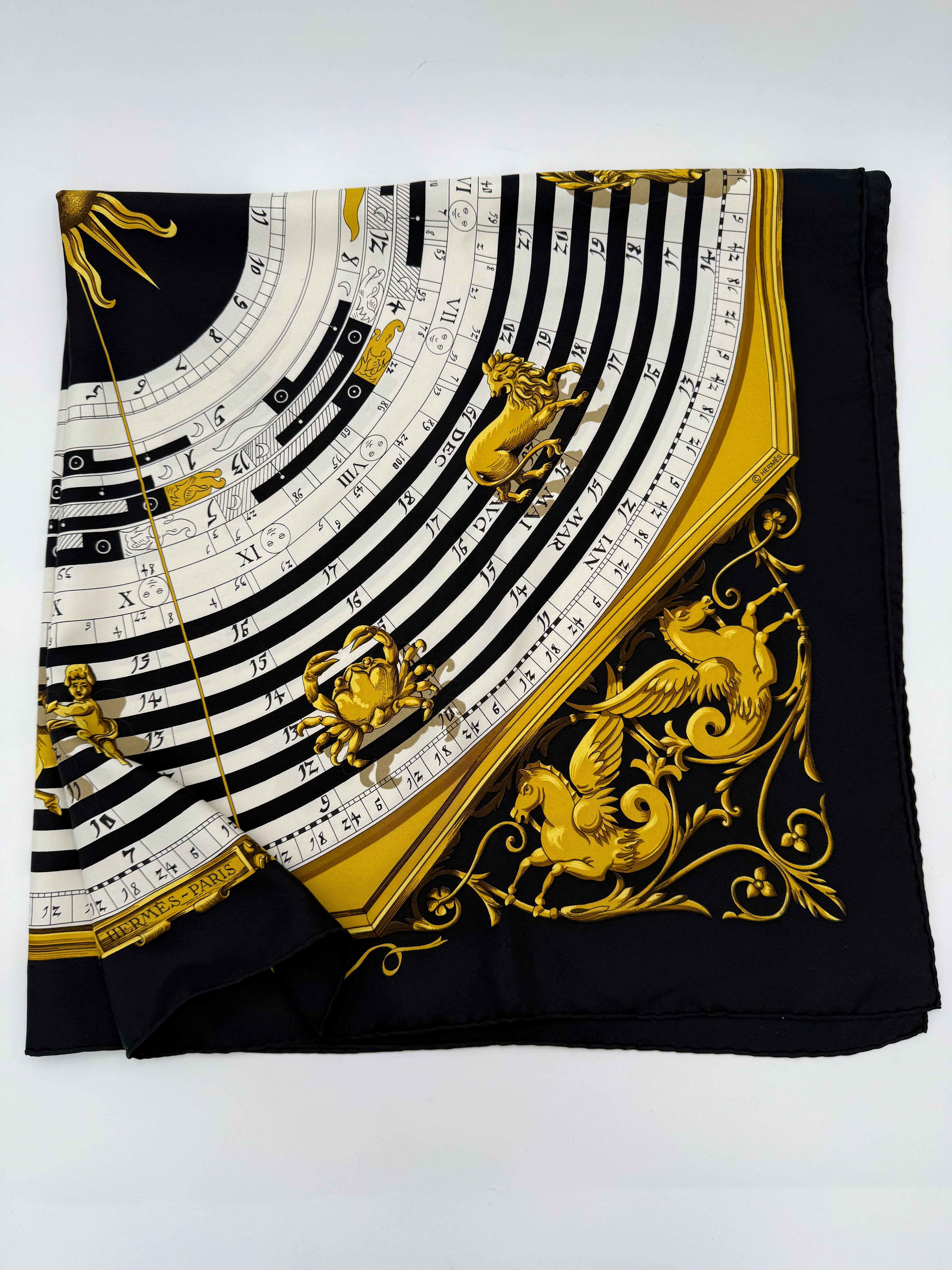 HERMES - Foulard Carrè 90 Zodiaco