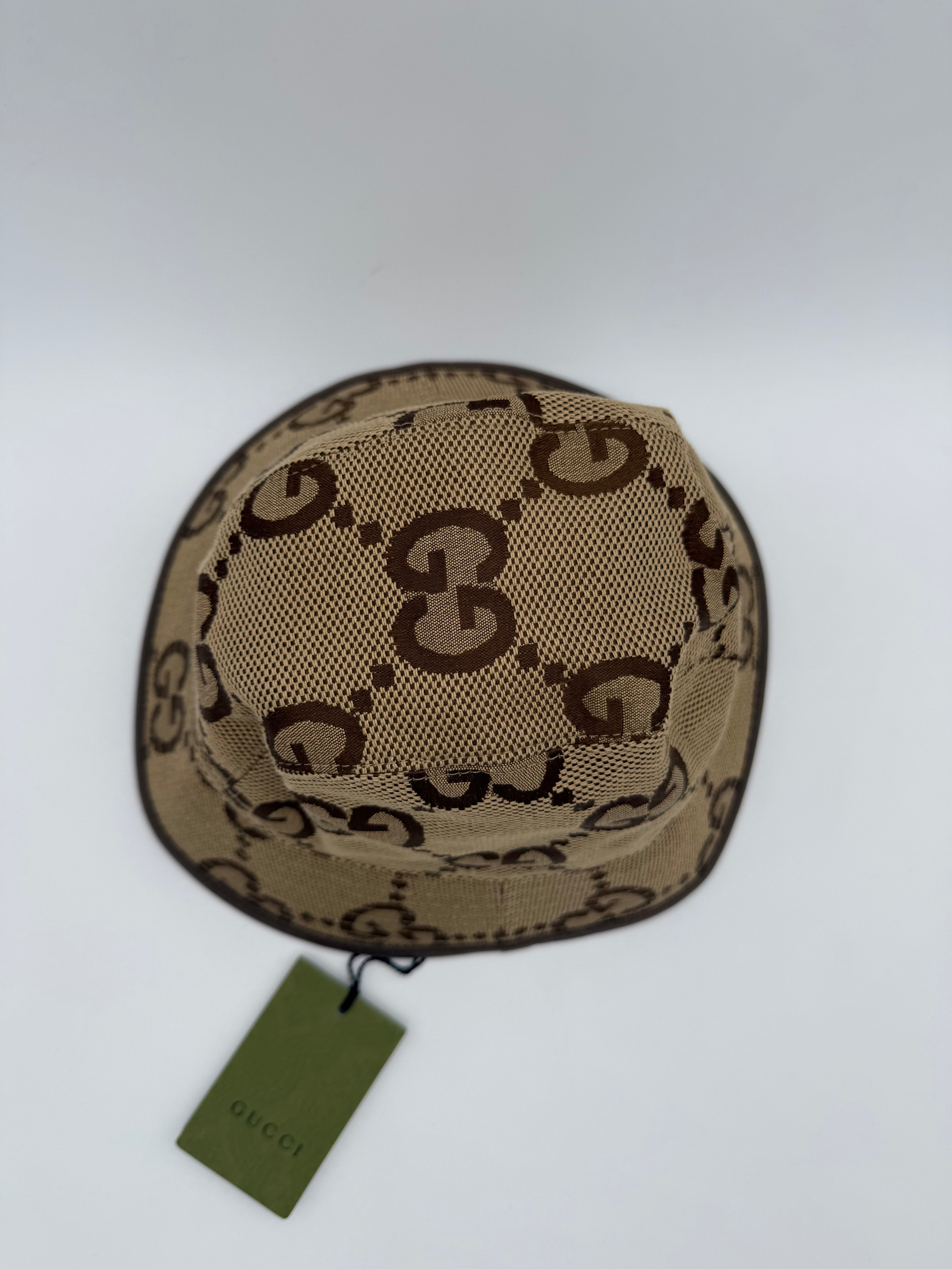 GUCCI - Cappello GG JUMBO CANVAS Fedora
