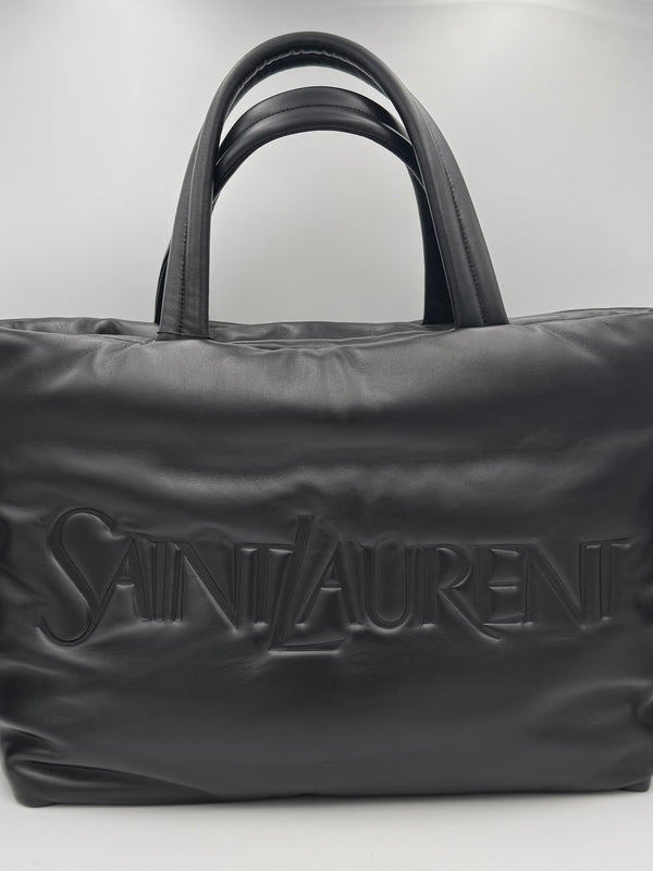 SAINT LAURENT - Shopping Bag grande in pelle di agnello